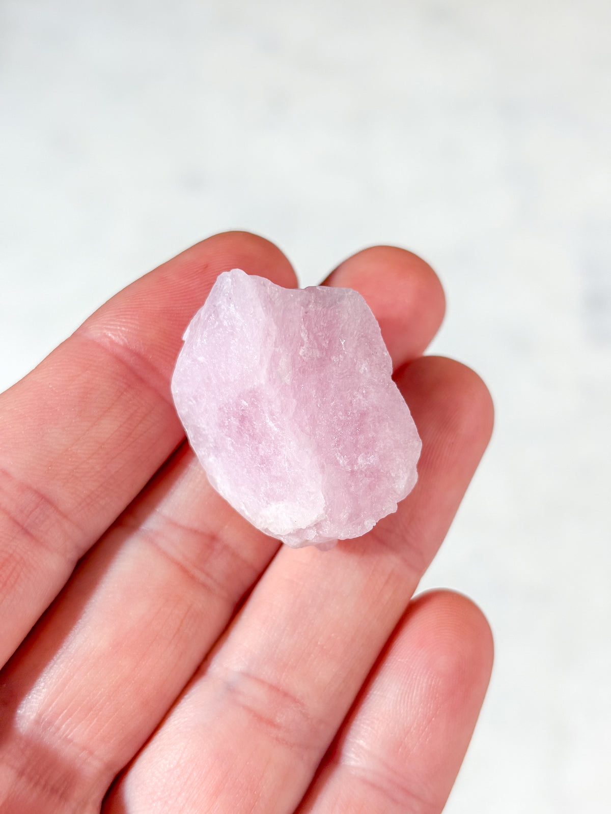 Rå Pink Morganit (Nr. 4)