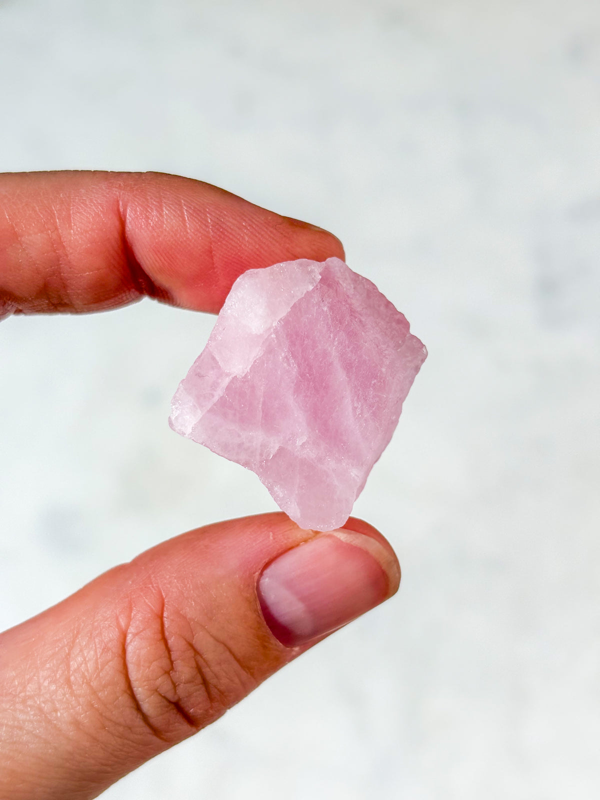 Rå Pink Morganit (Nr. 5)