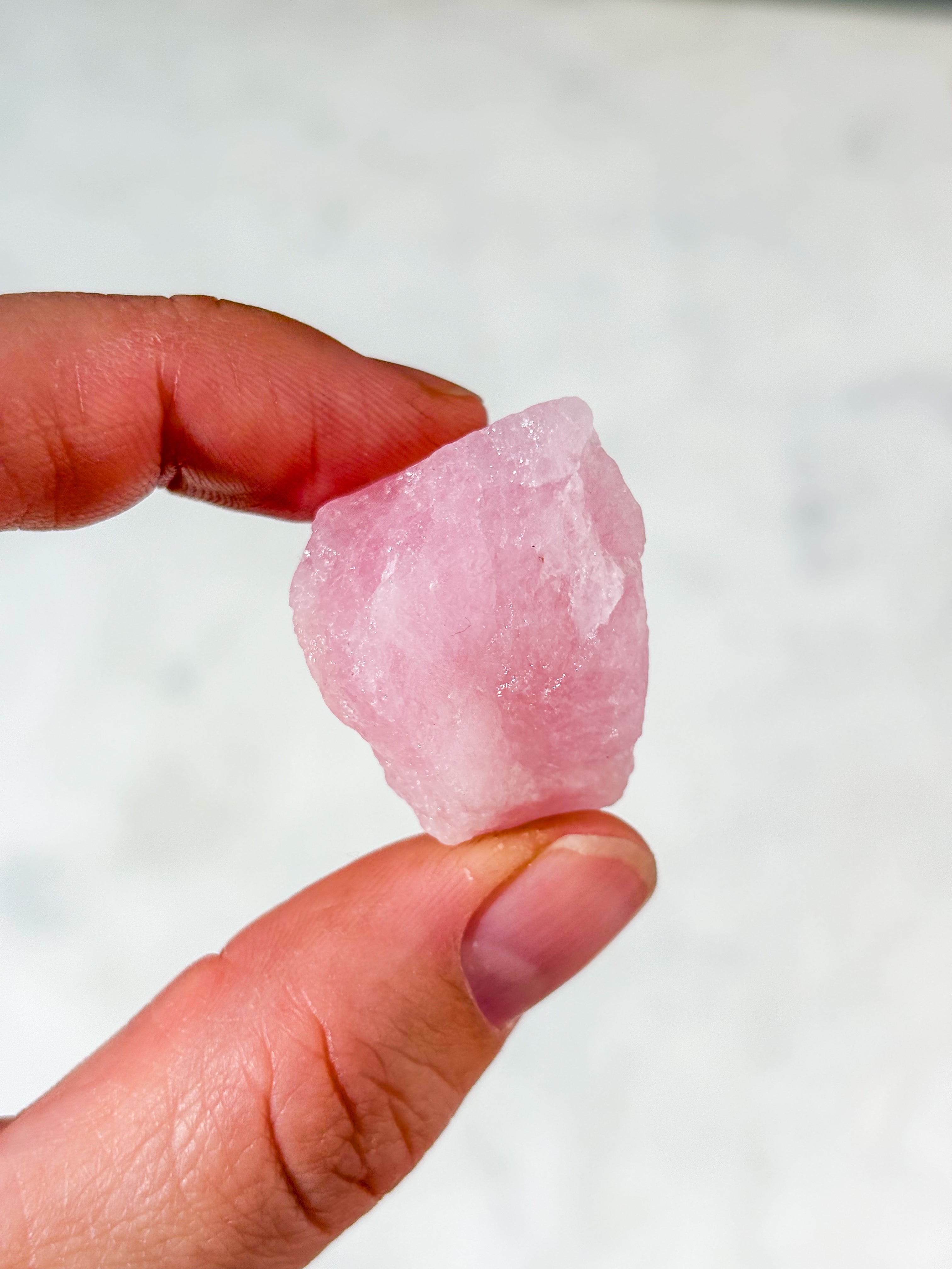 Rå Pink Morganit (Nr. 6)