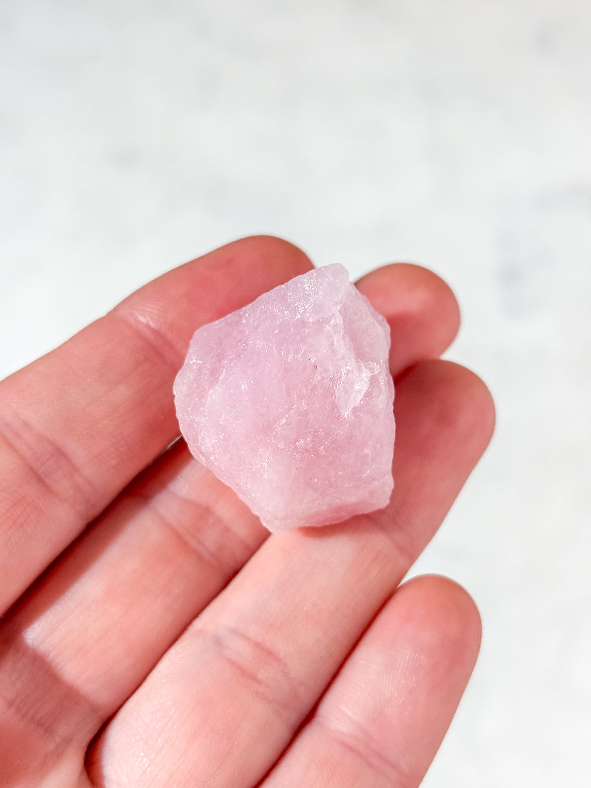 Rå Pink Morganit (Nr. 6)