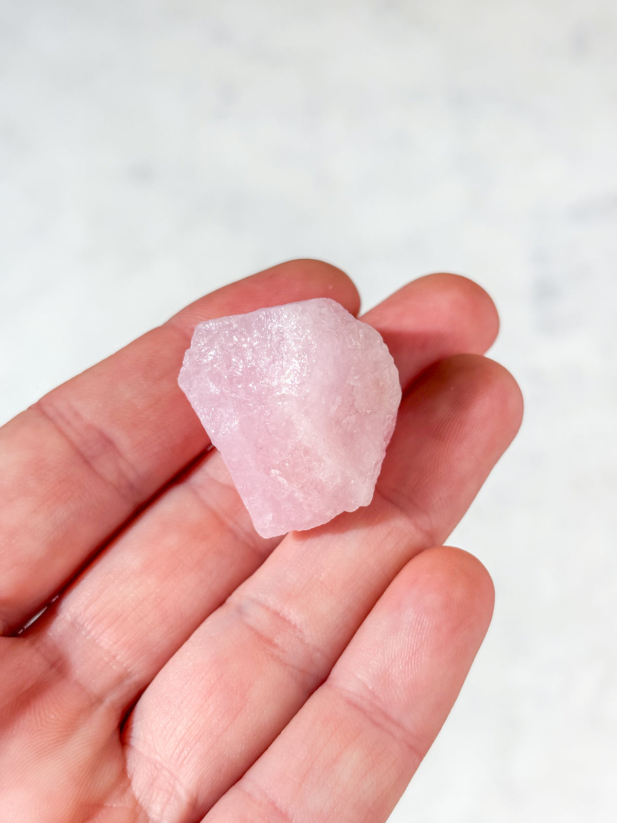 Rå Pink Morganit (Nr. 6)