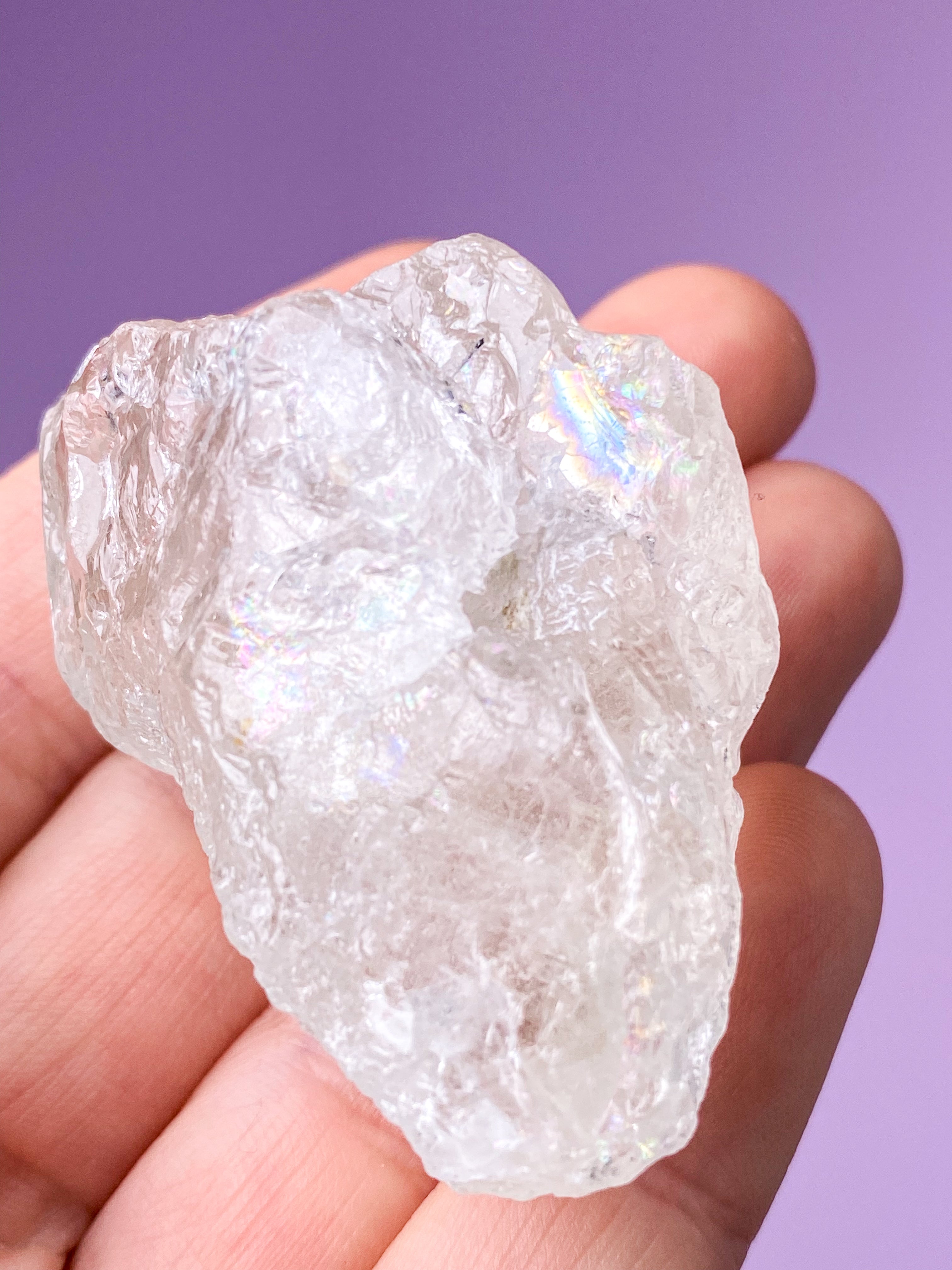 Akvamarin - Petite Heart - Guld