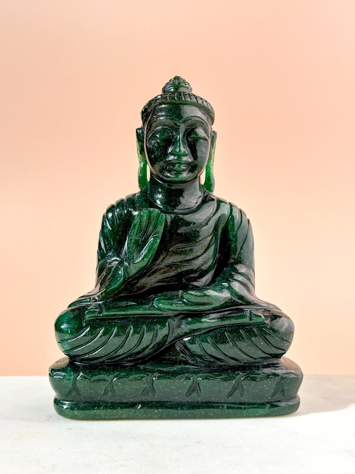 Grøn Aventurin Buddha (Nr. 1)