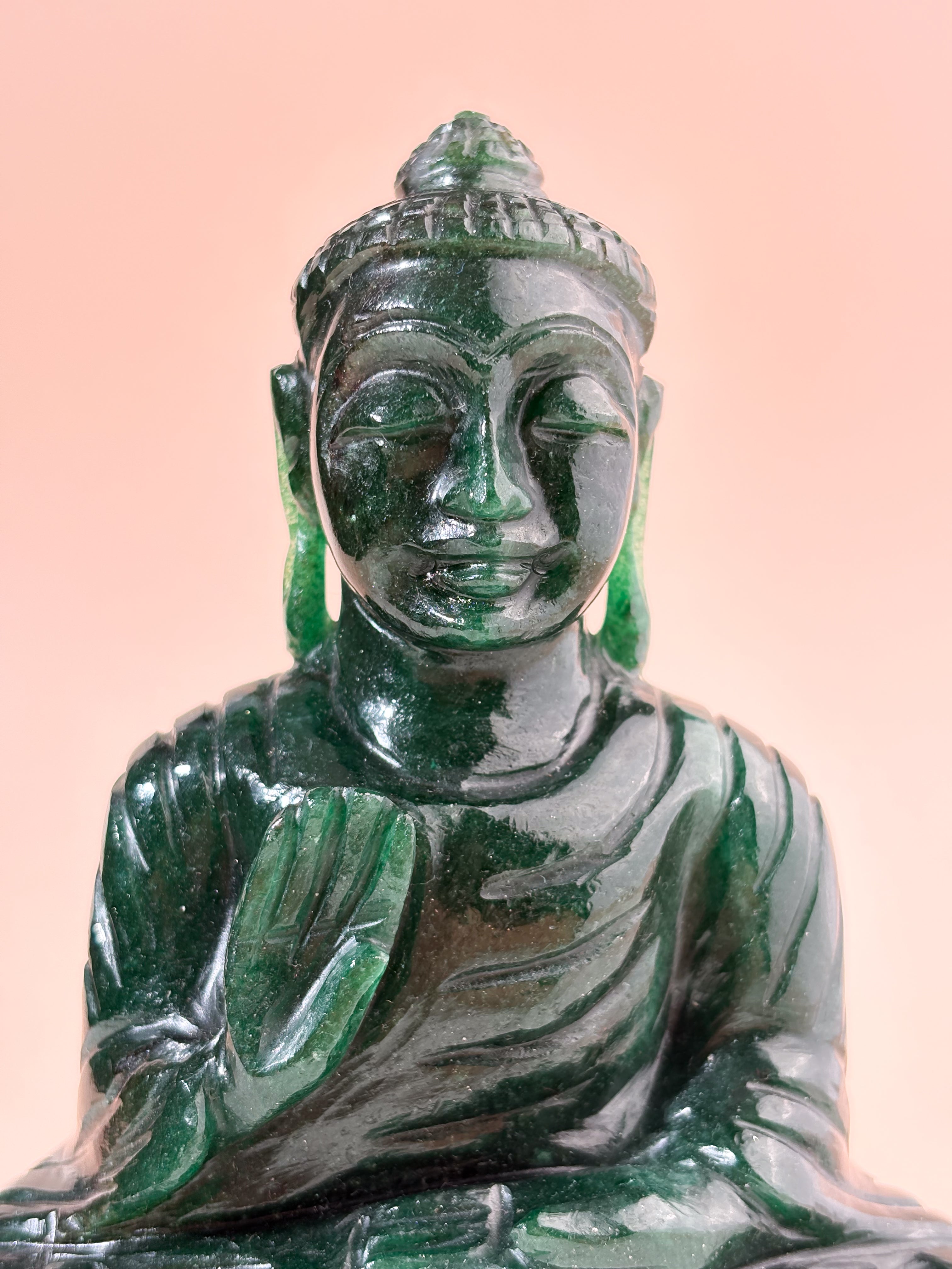 Grøn Aventurin Buddha (Nr. 1)