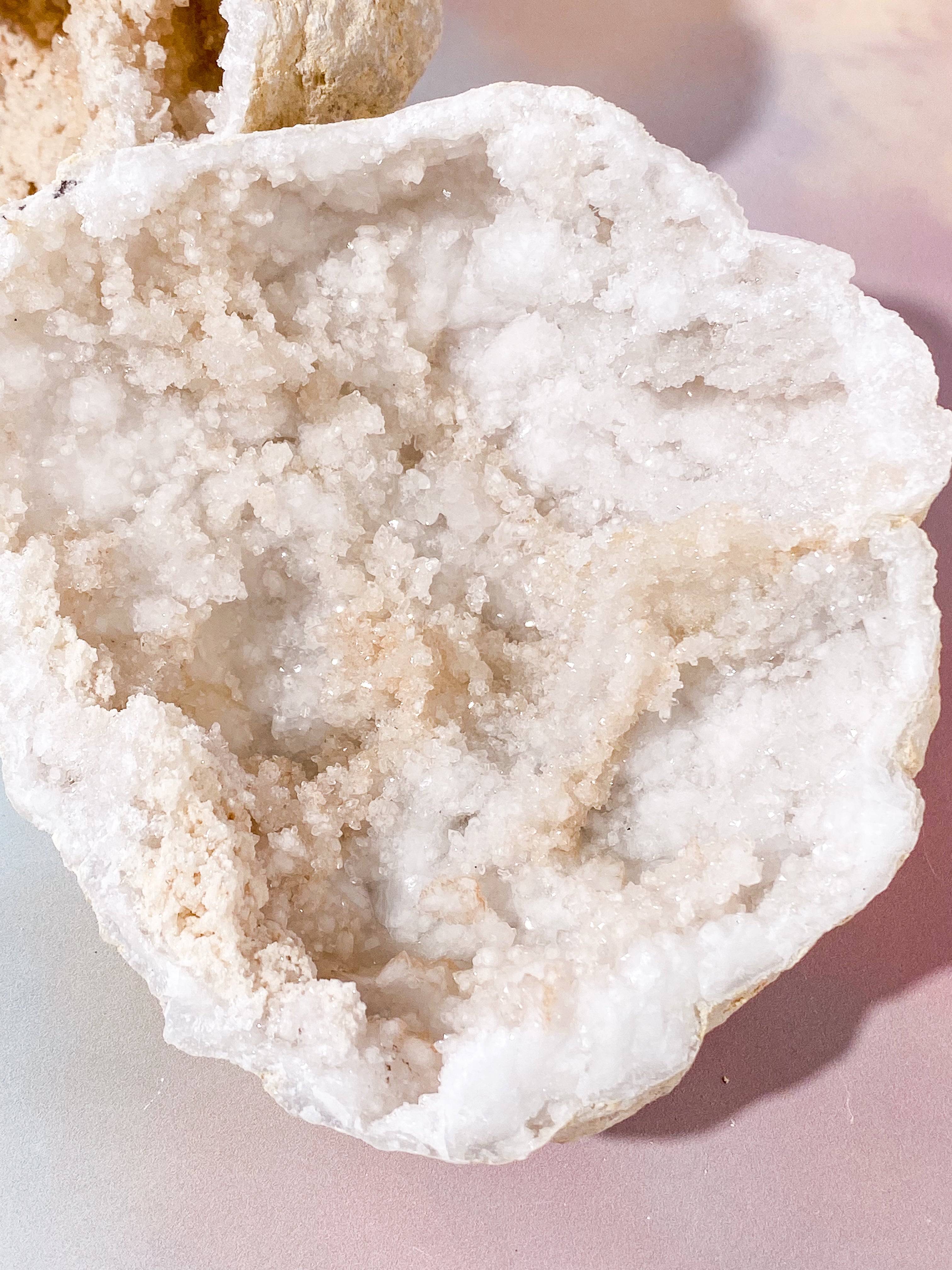 XL Bjergkrystal Geode Sæt - 1,7 kg (Nr. 11)
