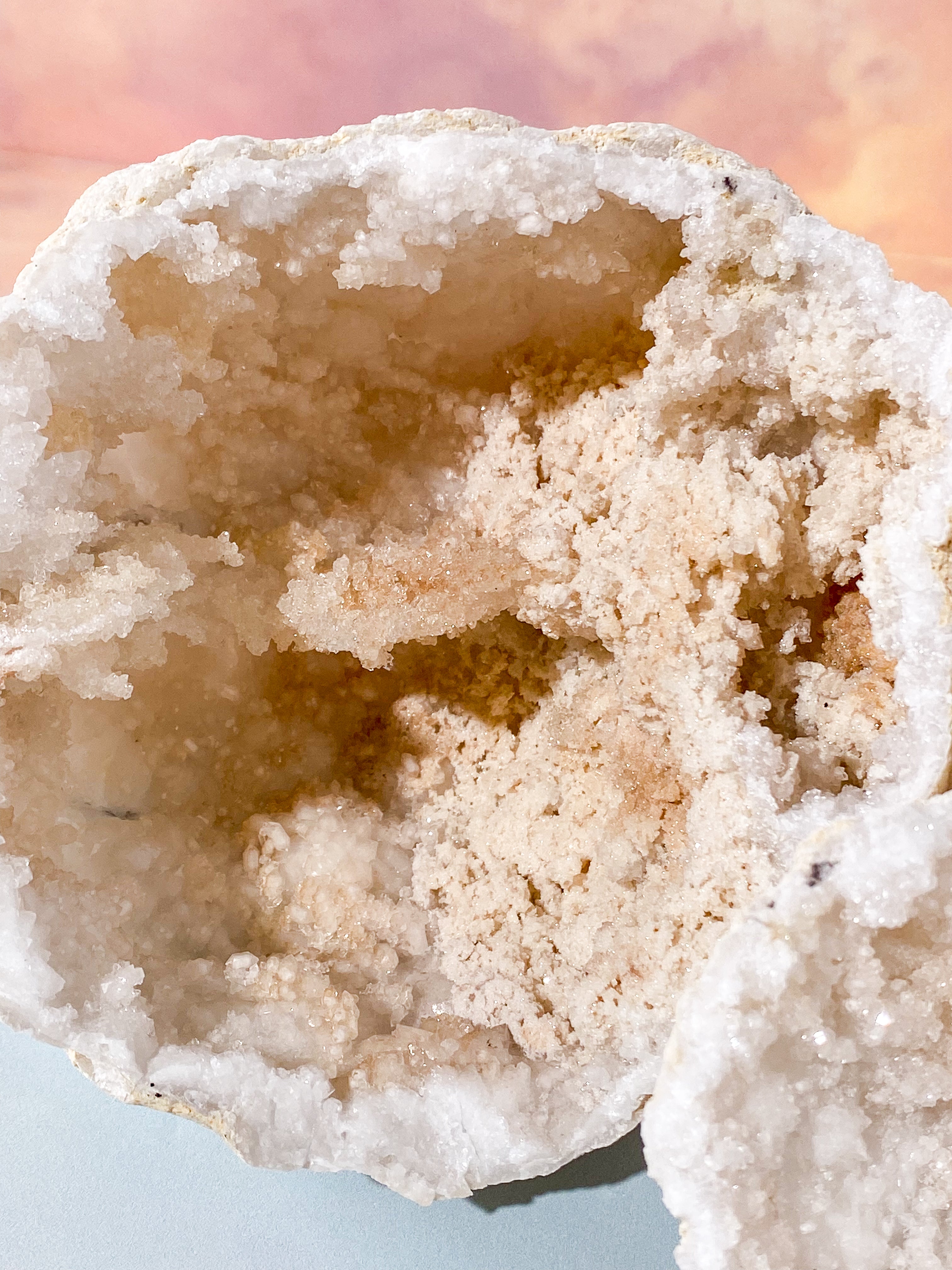 XL Bjergkrystal Geode Sæt - 1,7 kg (Nr. 11)