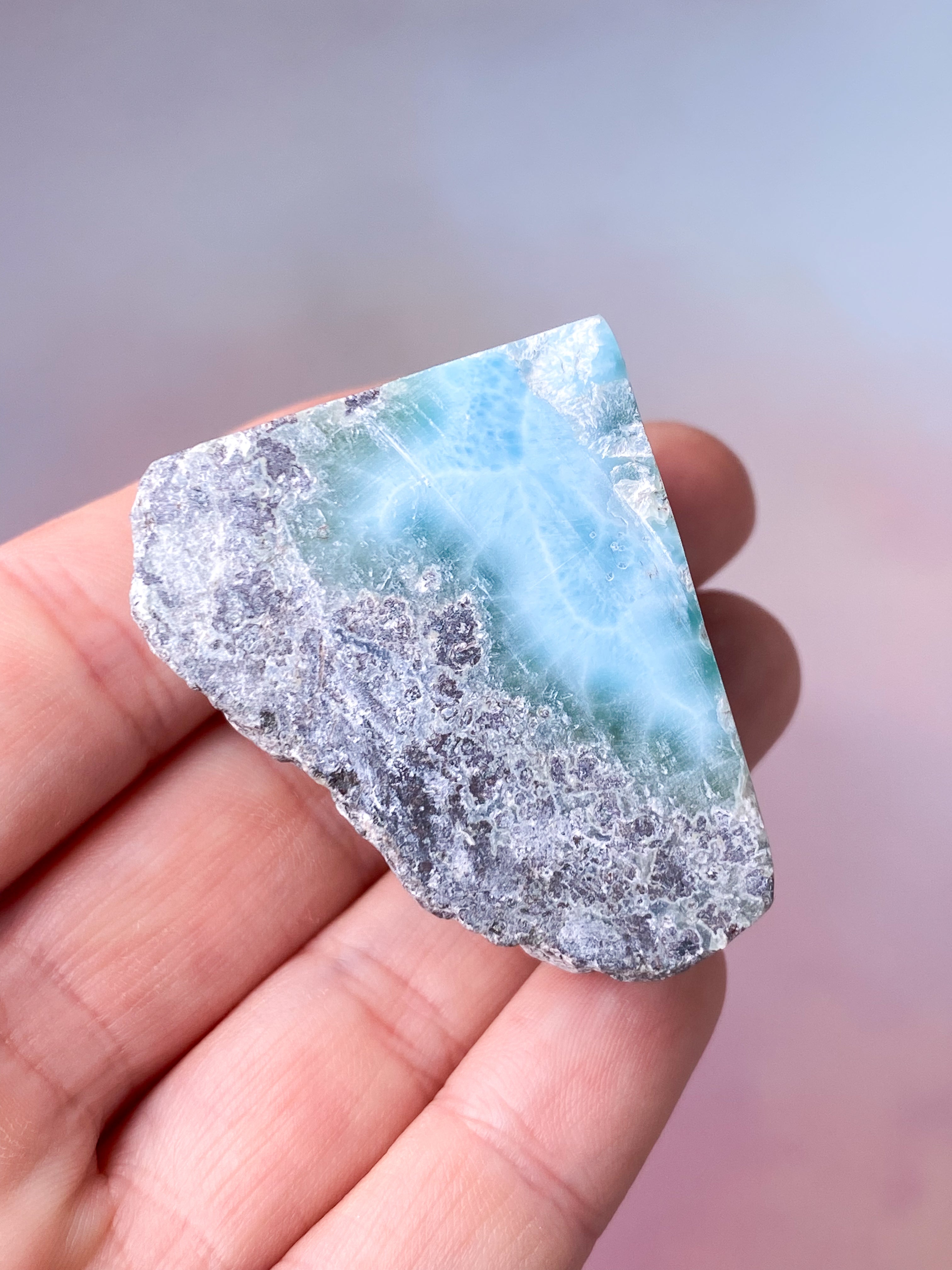 Larimar Semipoleret (Nr. 2)