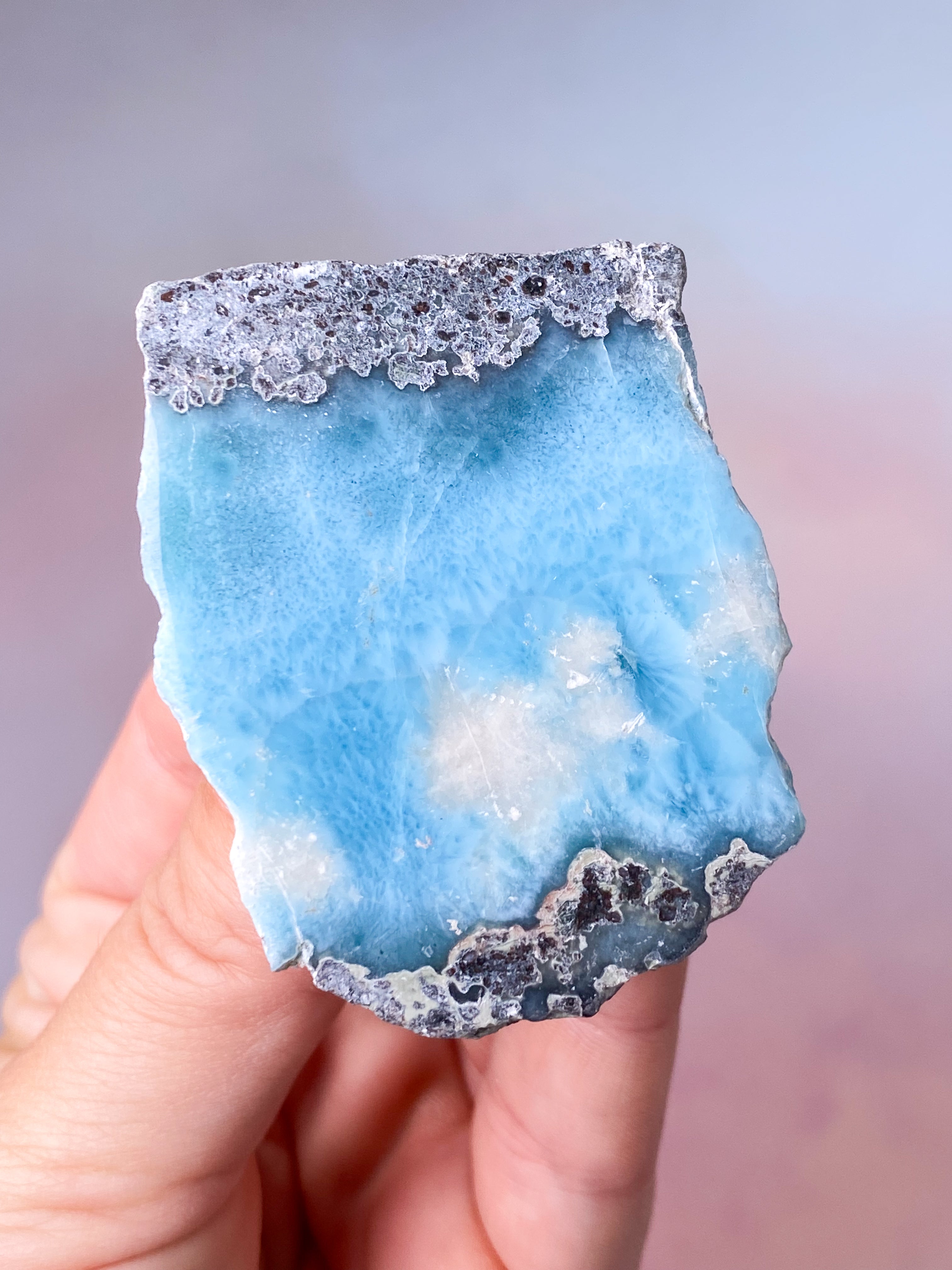 Larimar Semipoleret (Nr. 3)