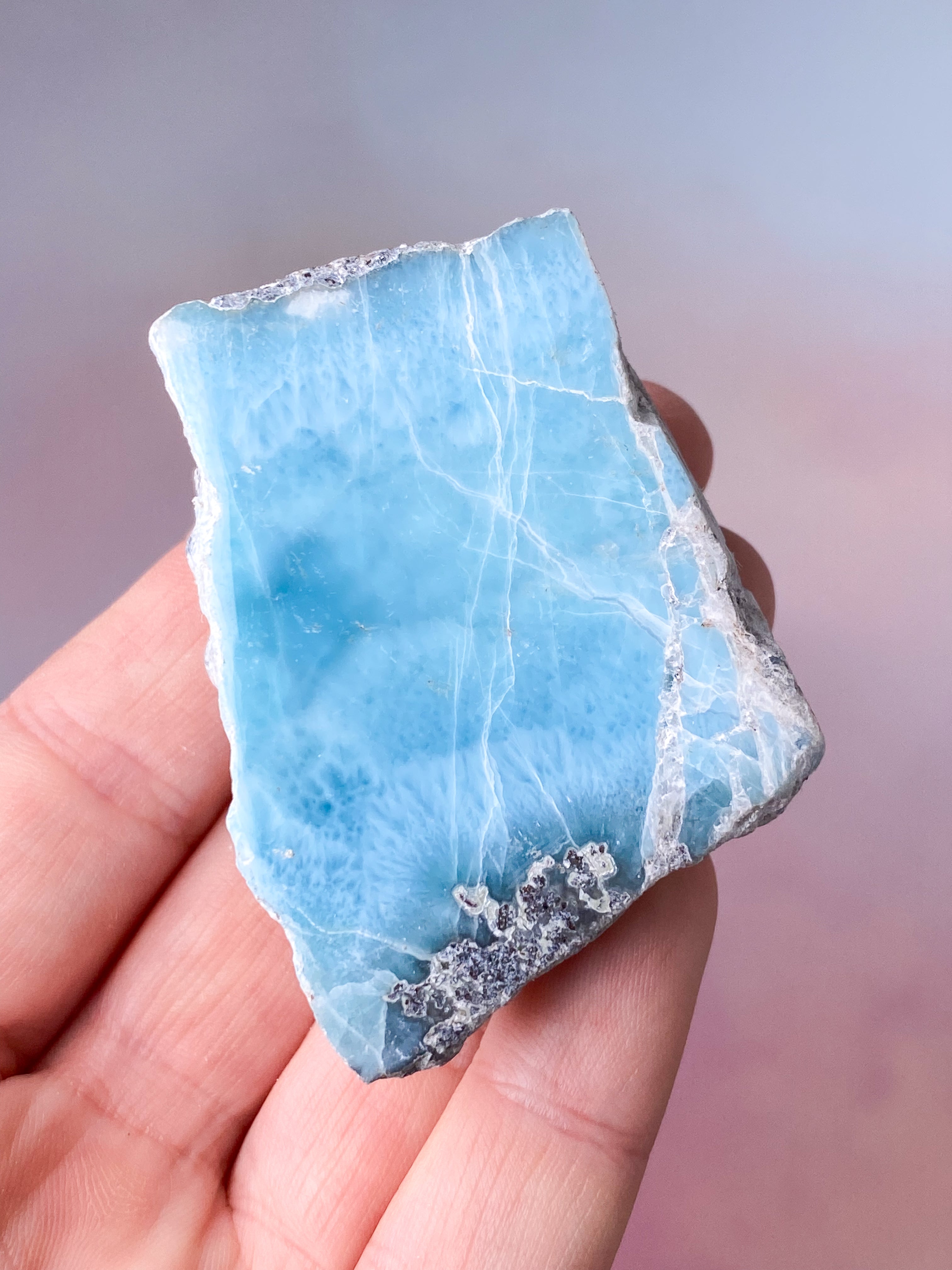 Larimar Semipoleret (Nr. 6)