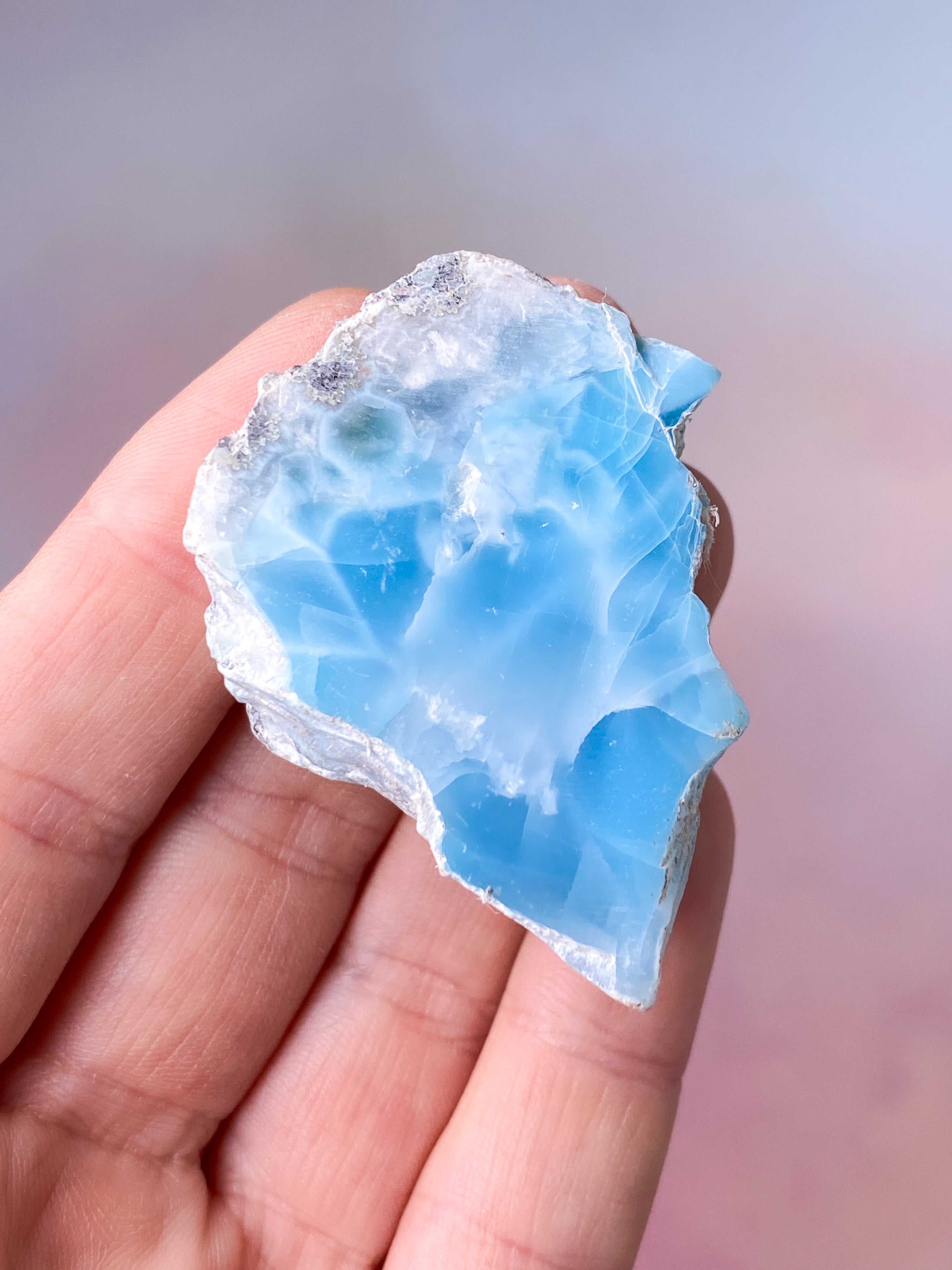 Larimar Semipoleret (Nr. 7)