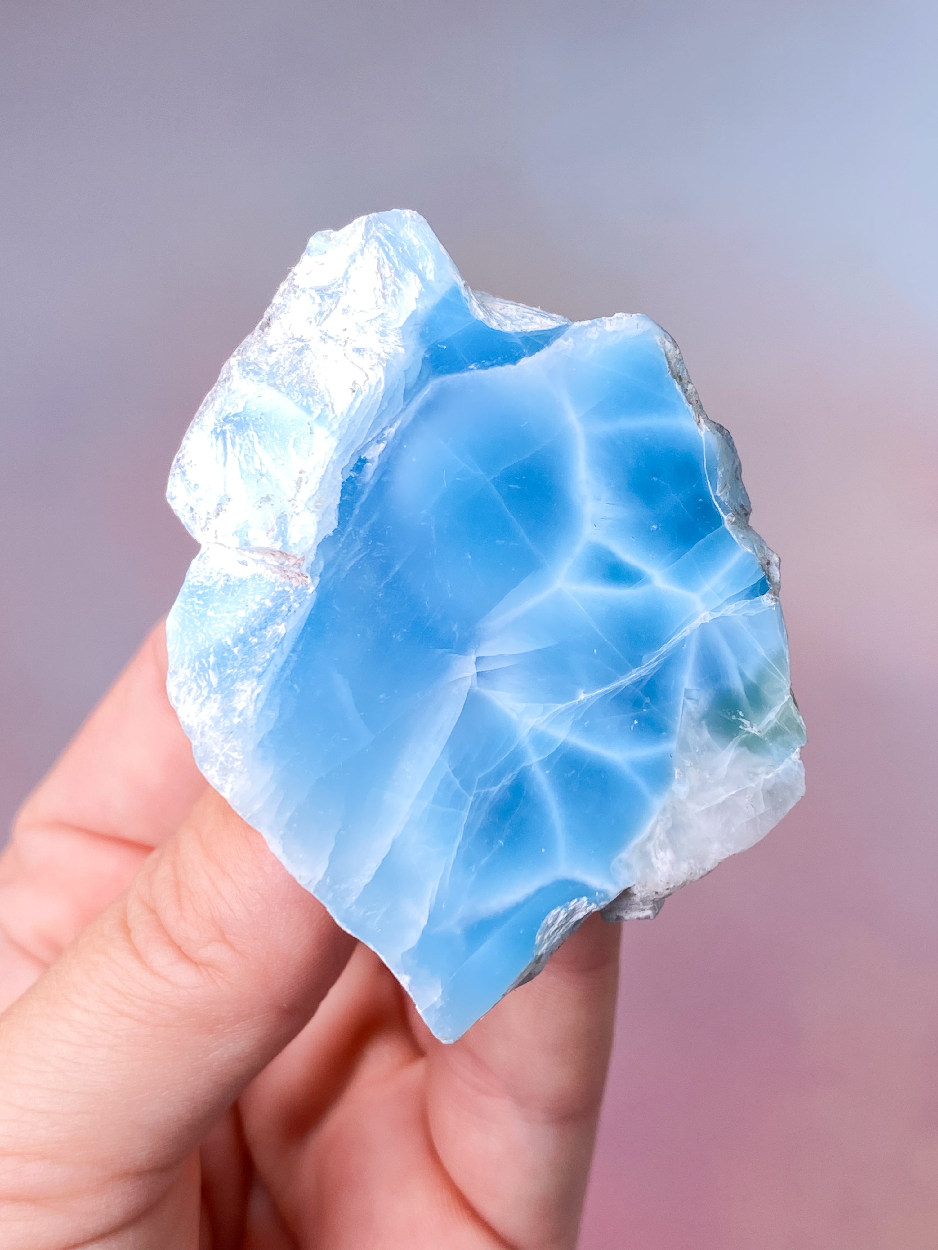 Larimar Semipoleret (Nr. 8)