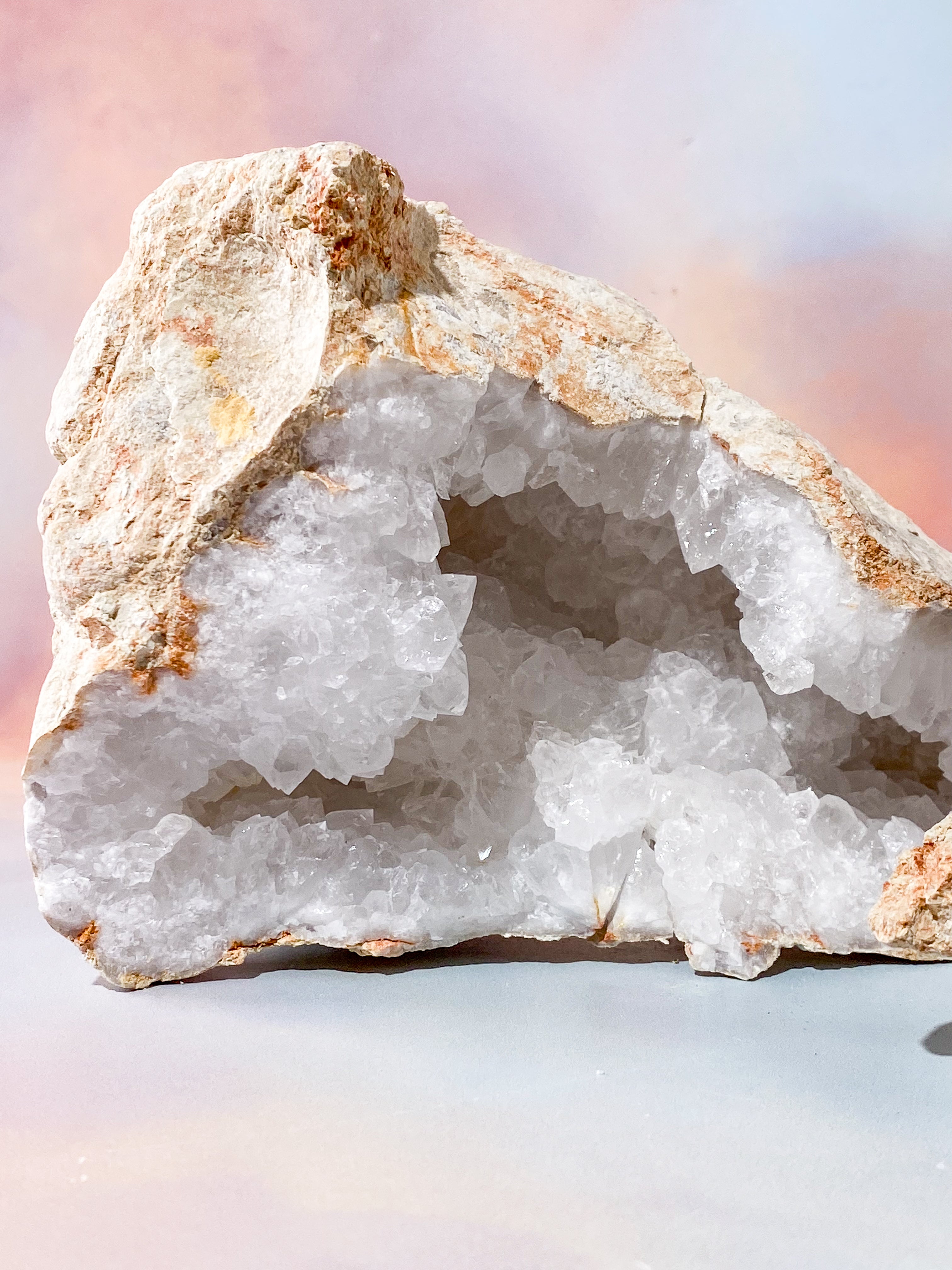 XL Bjergkrystal Geode Sæt - 4,1 kg (Nr. 17)