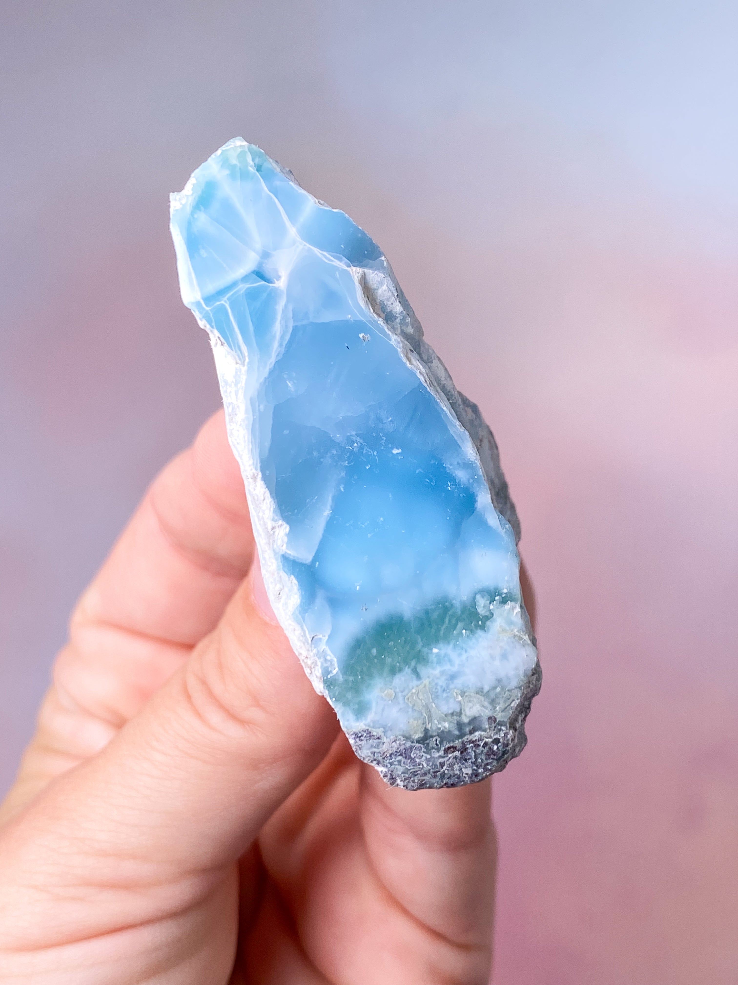 Larimar Semipoleret (Nr. 9)