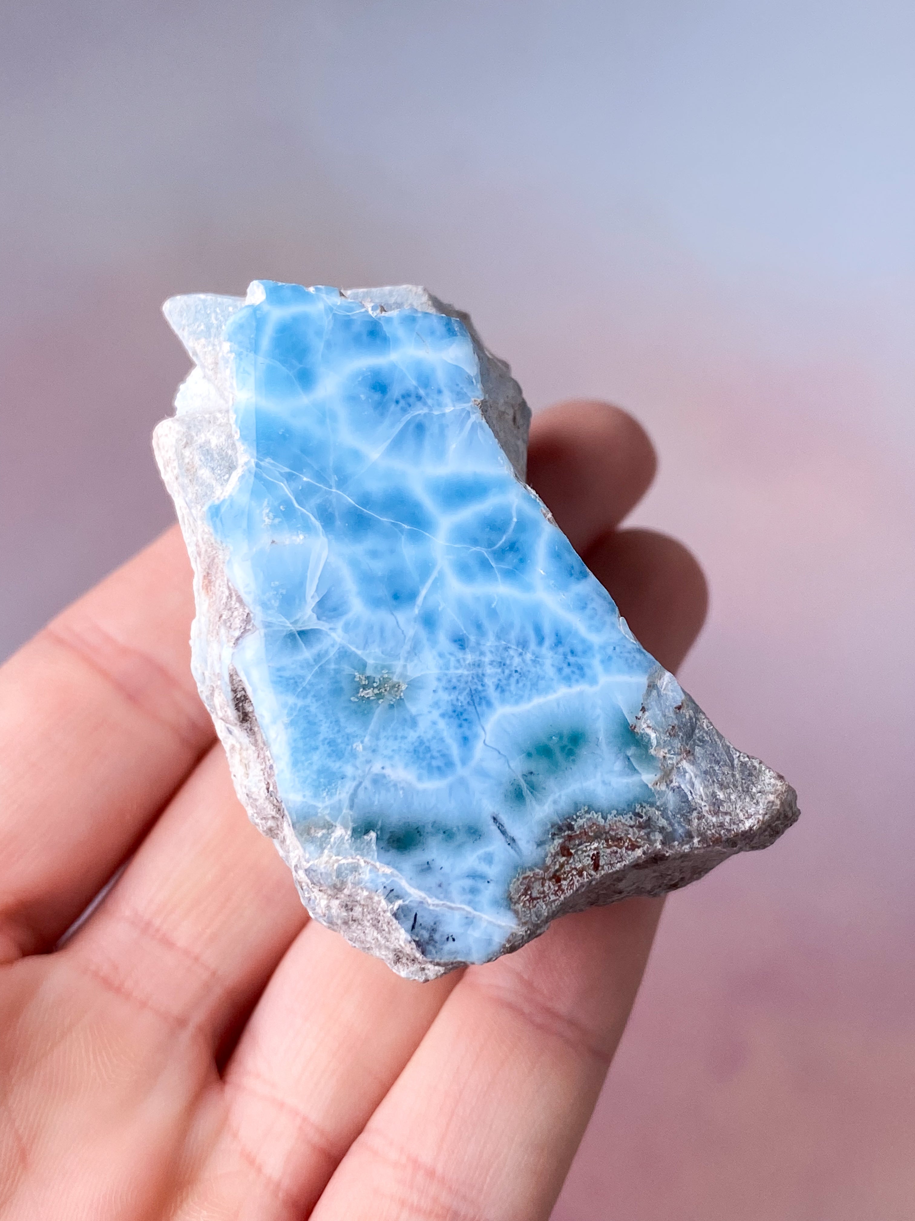 Larimar Semipoleret (Nr. 10)