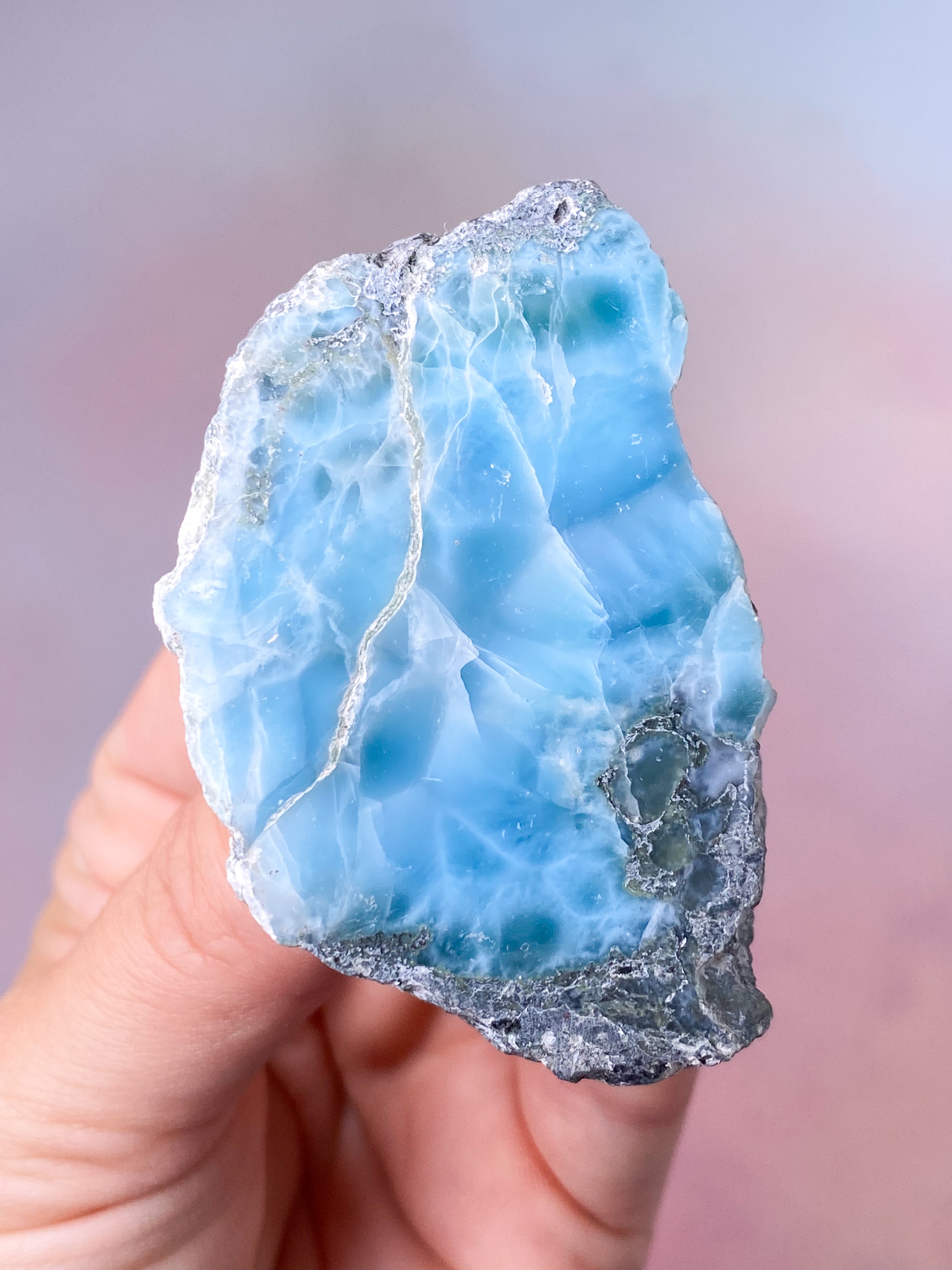 Larimar Semipoleret (Nr. 12)