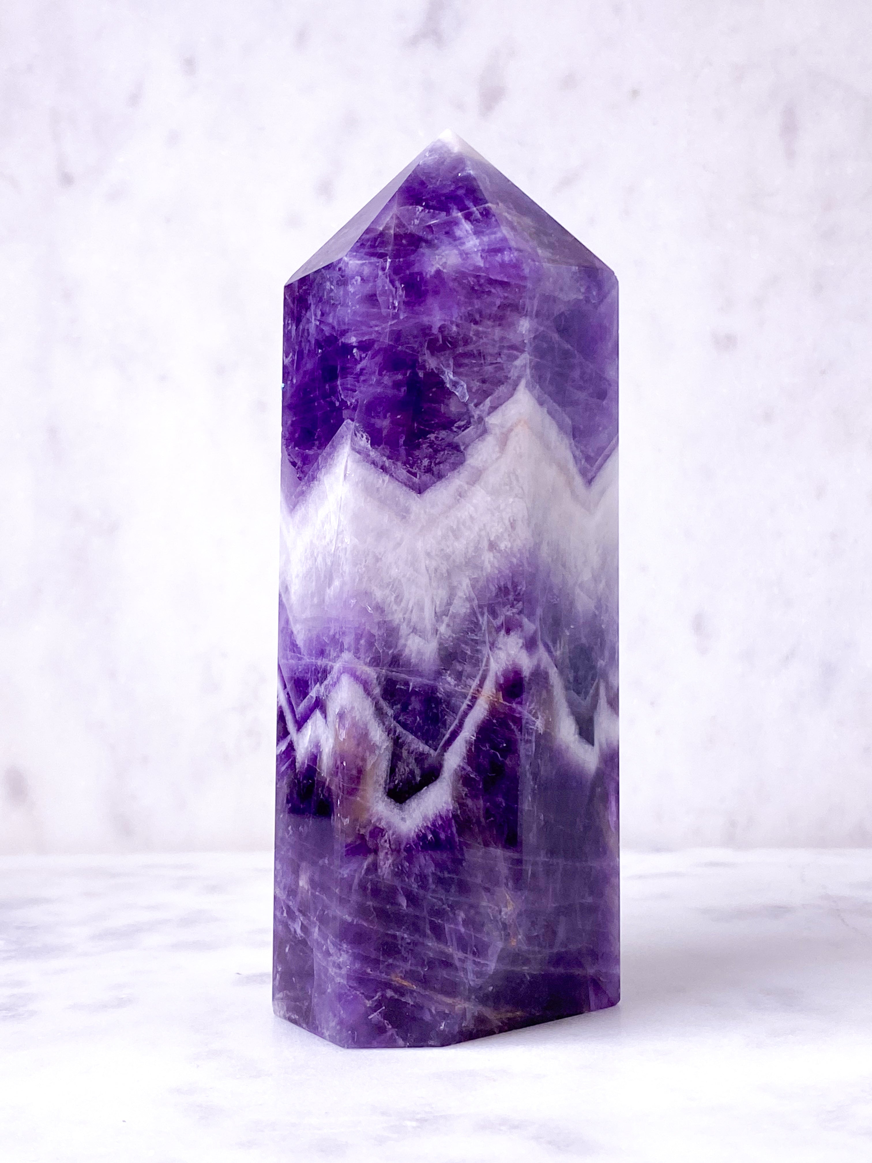 Chevron Amethyst Tower