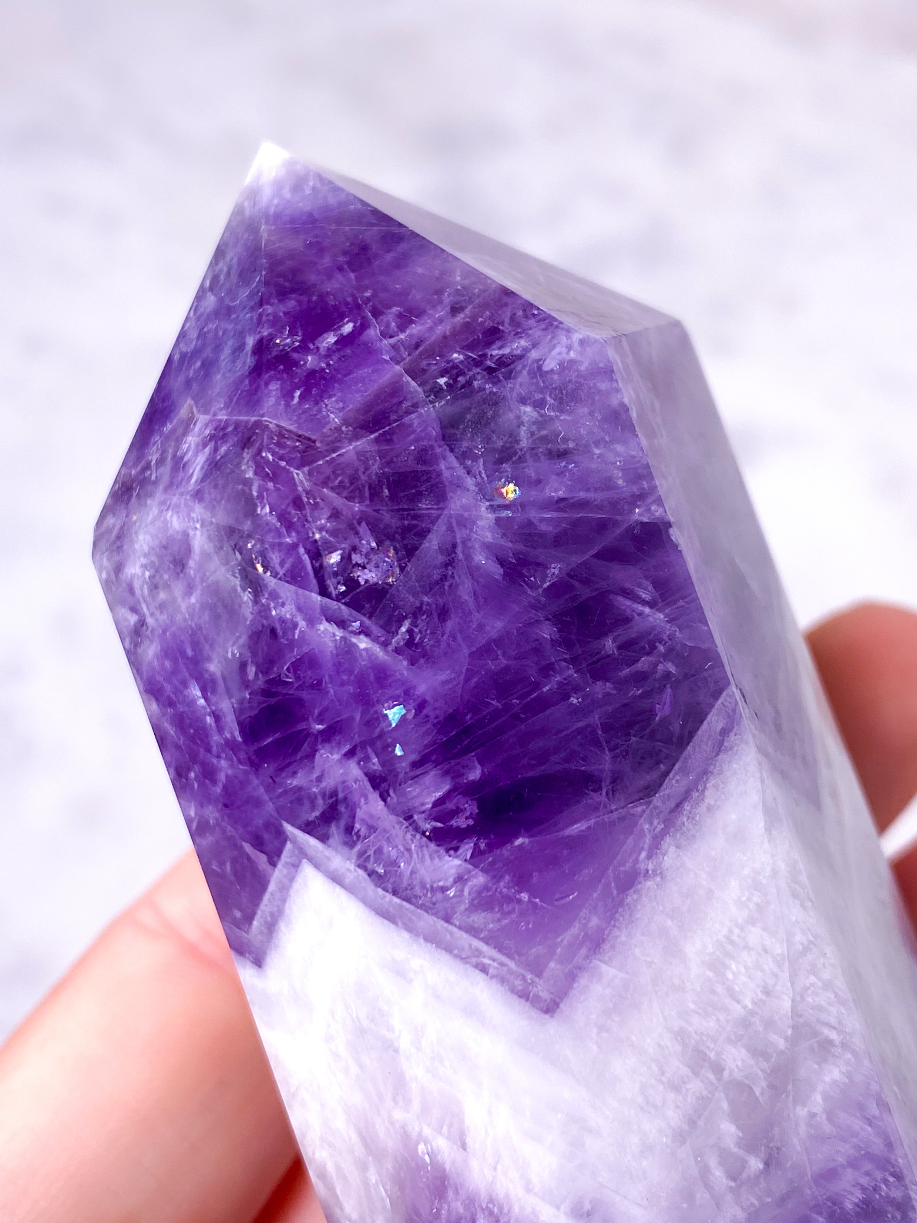 Chevron Amethyst Tower