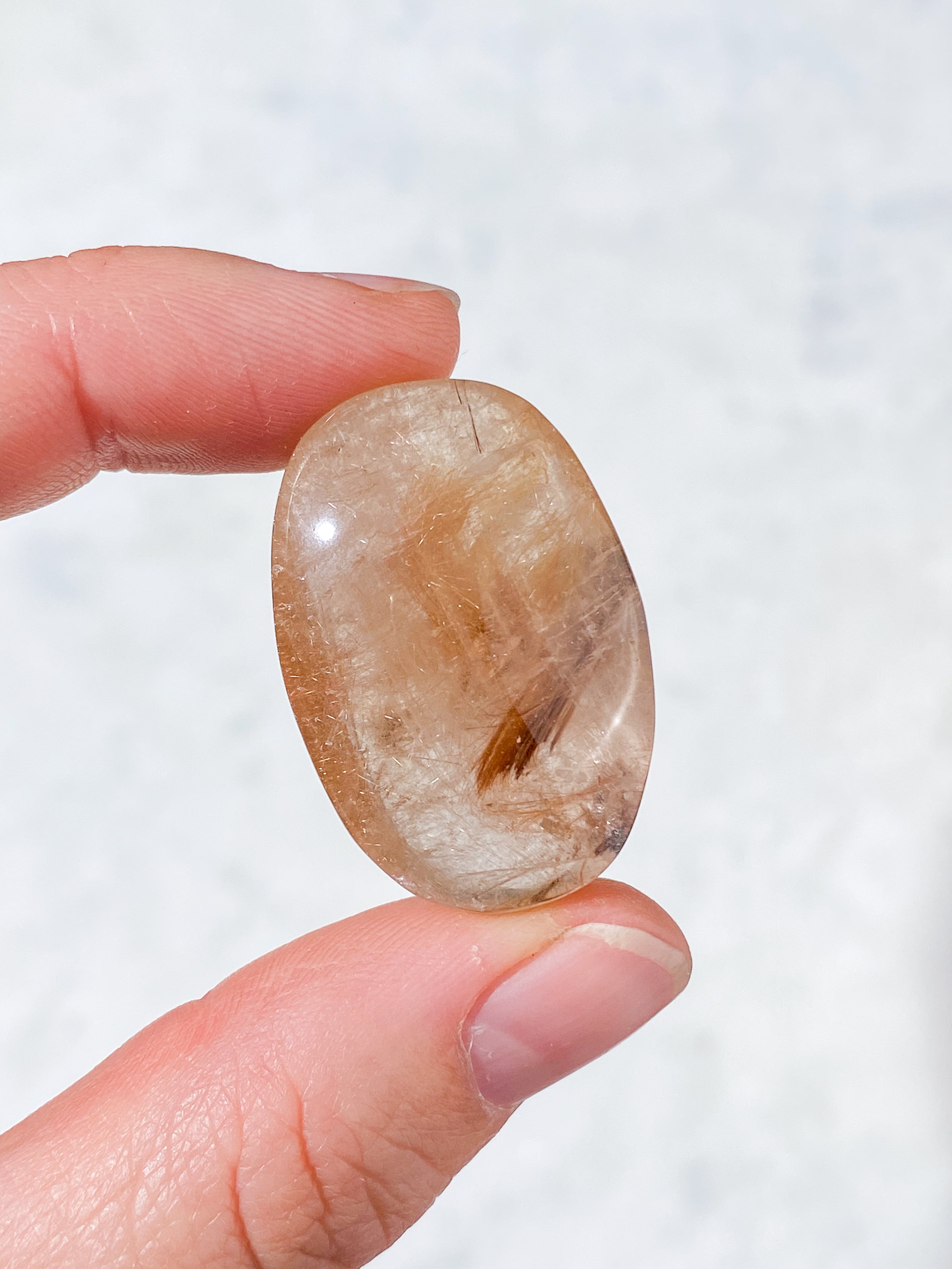 Rutil Kvarts Poleret (Nr. 10)
