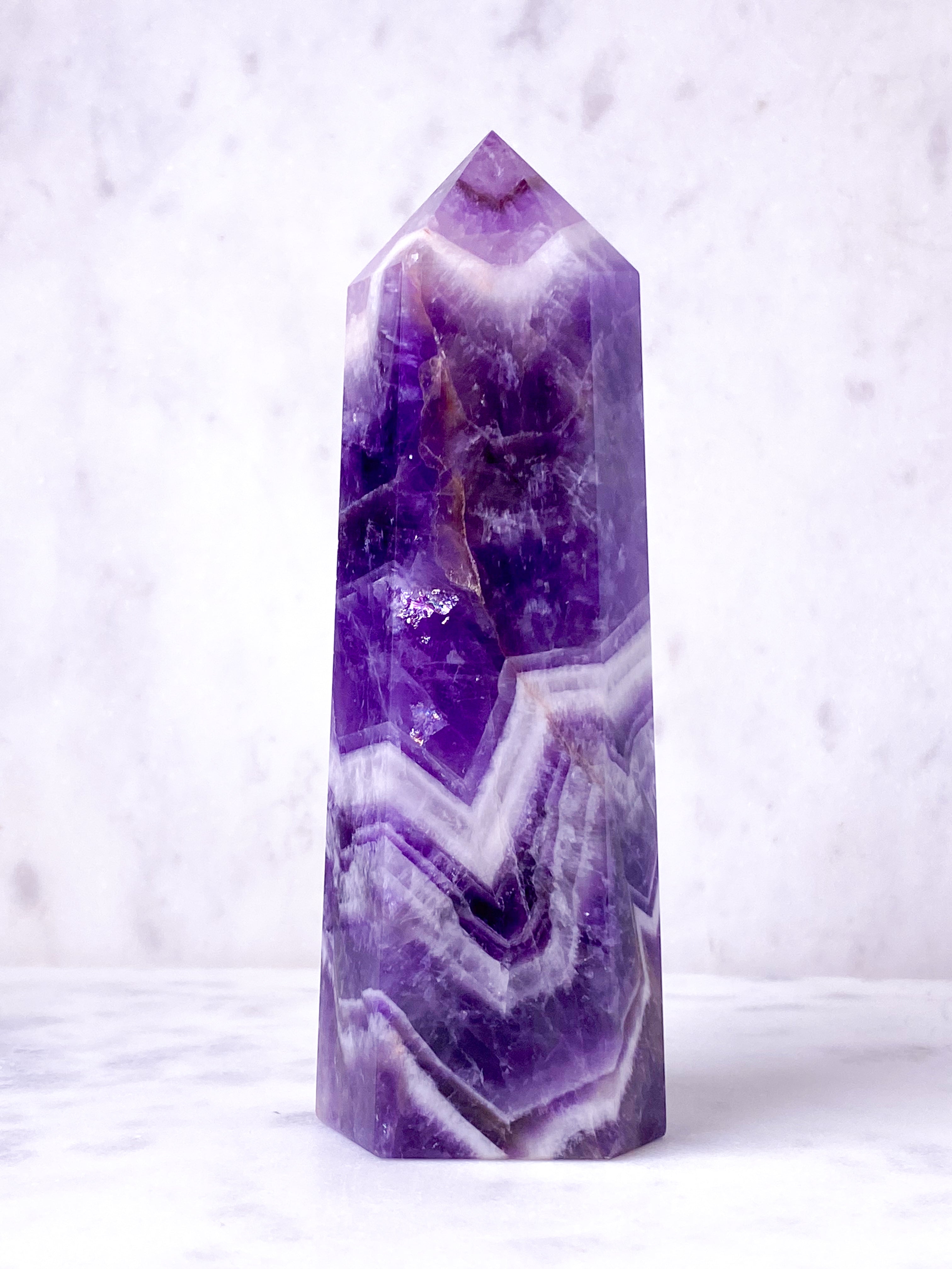 Chevron Amethyst Tower