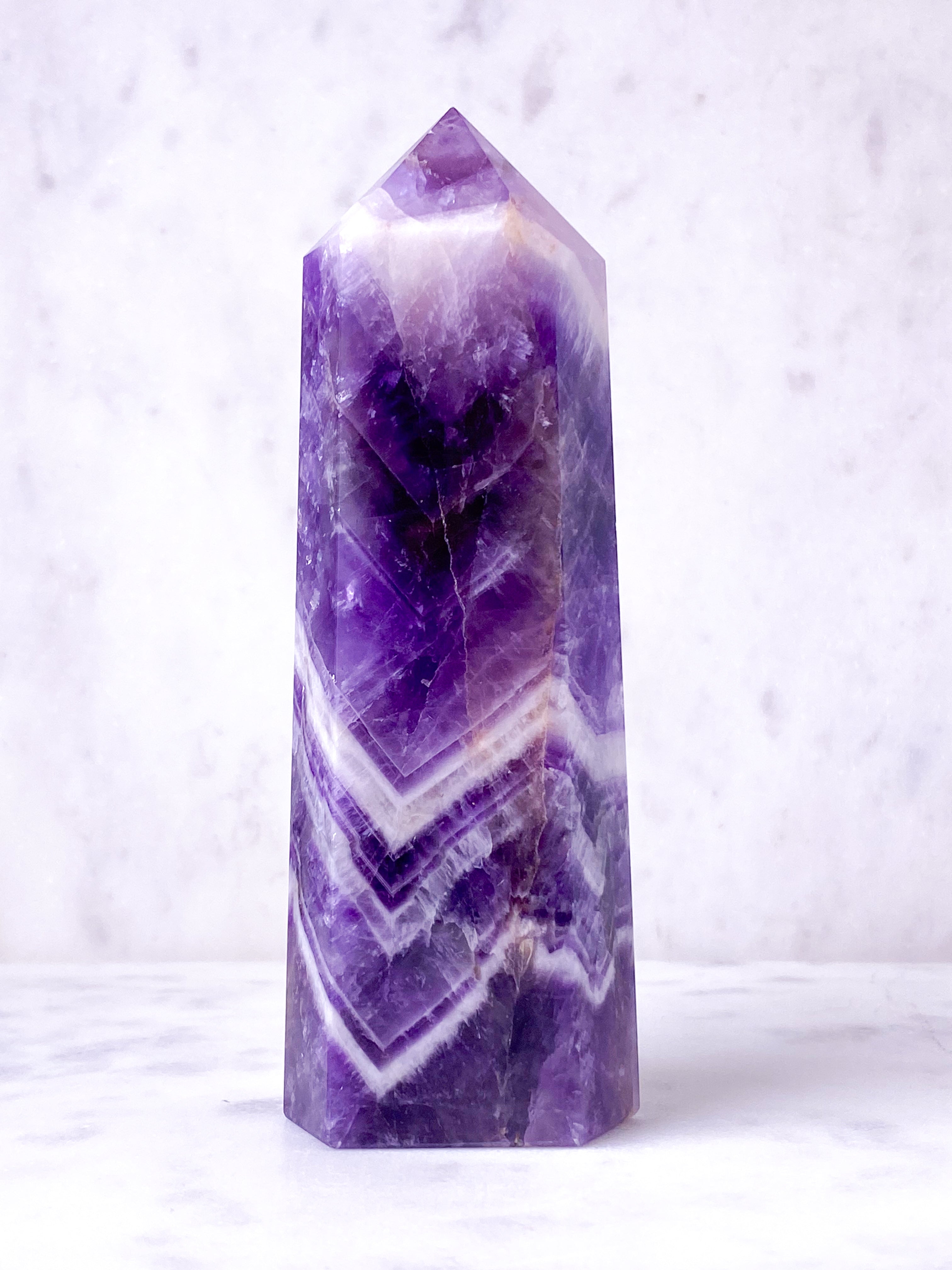 Chevron Amethyst Tower