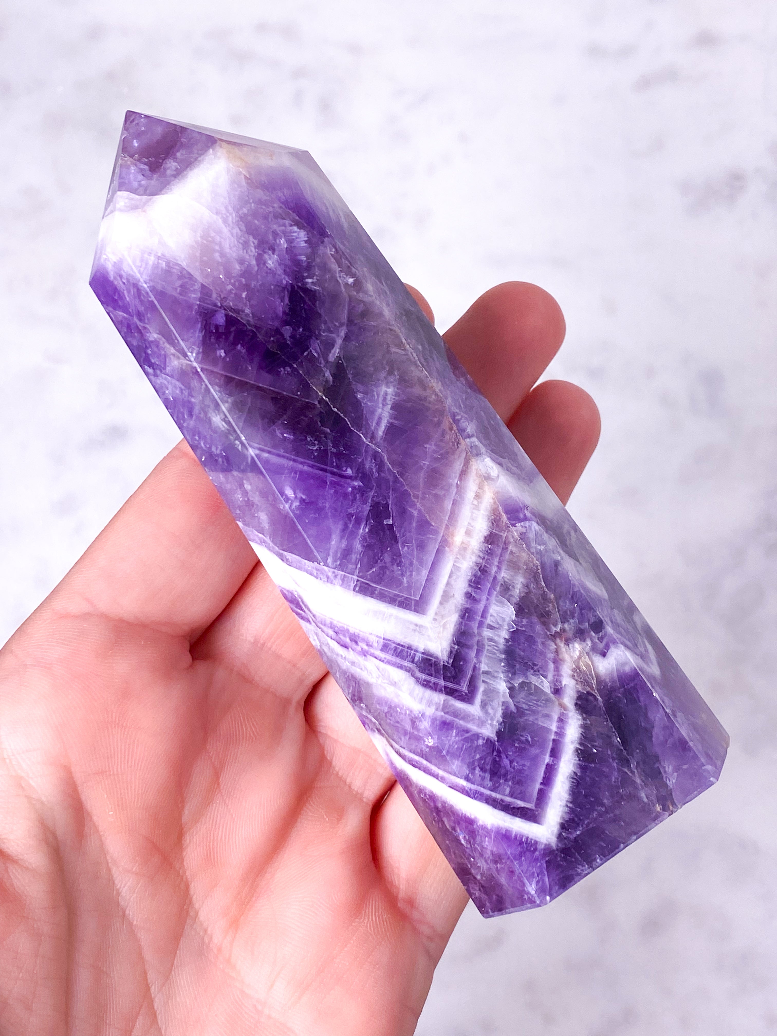 Chevron Amethyst Tower