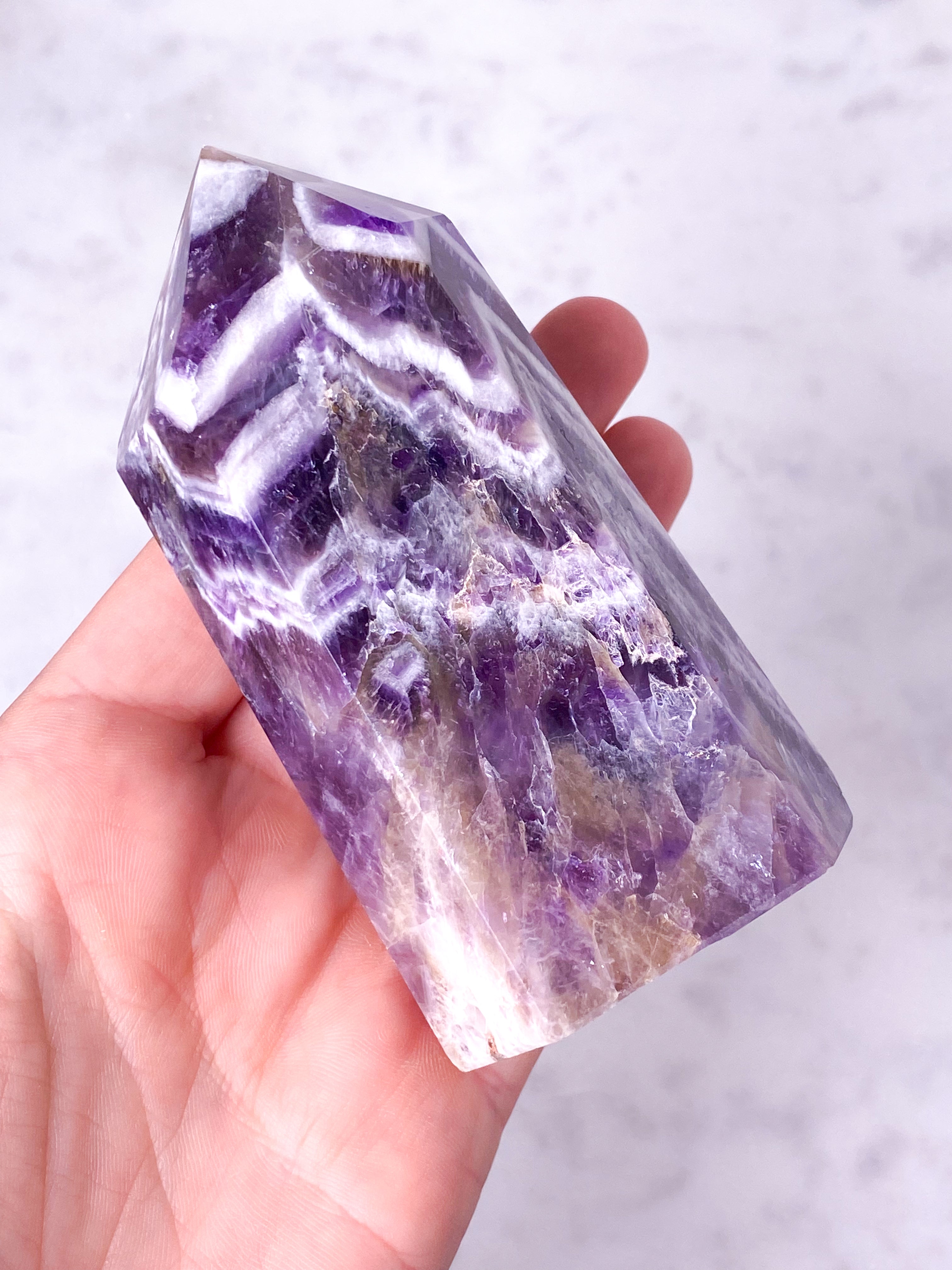 Chevron Amethyst Tower