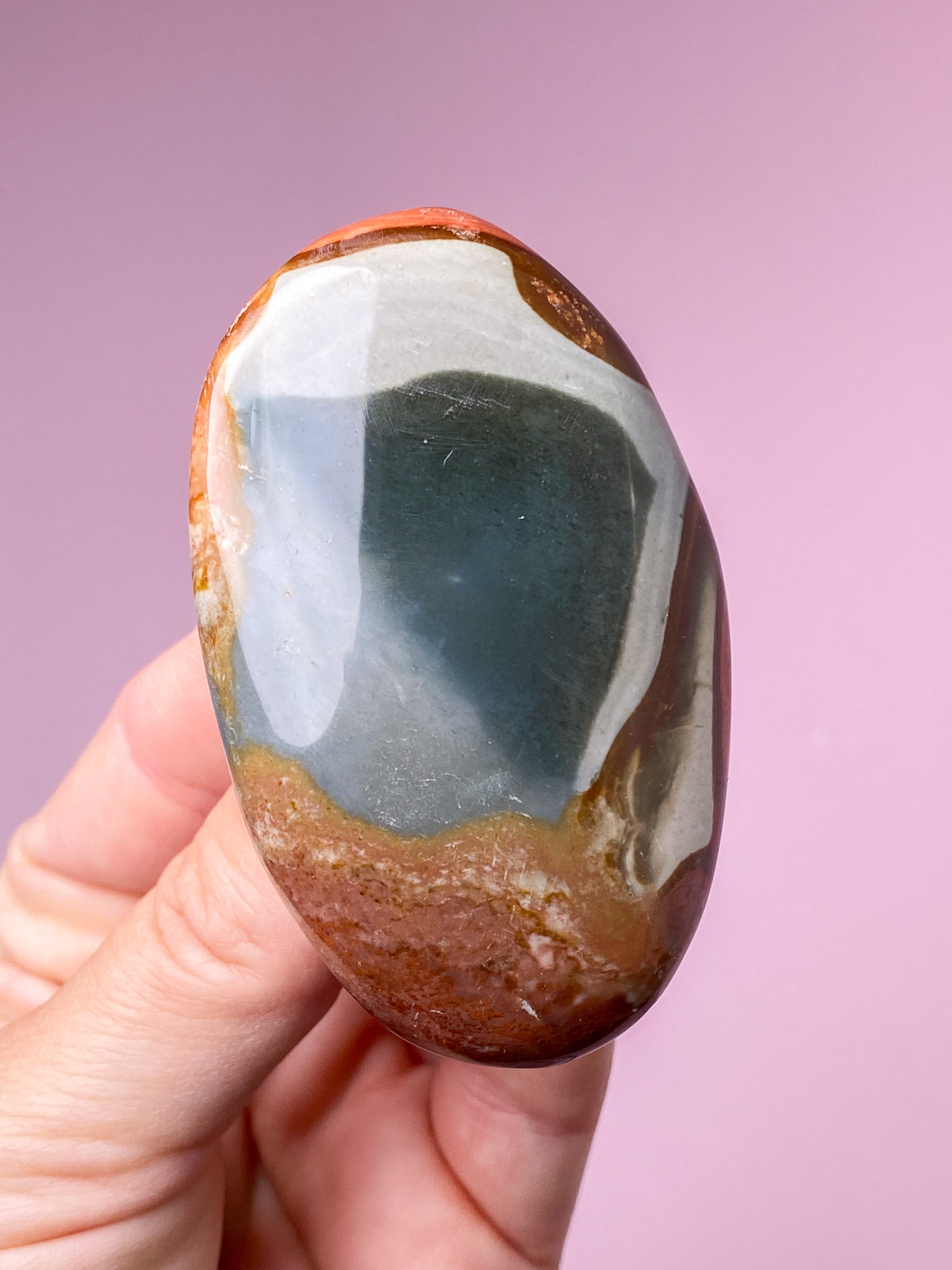 Polychrom Jasper Palm Stone (nr 12)