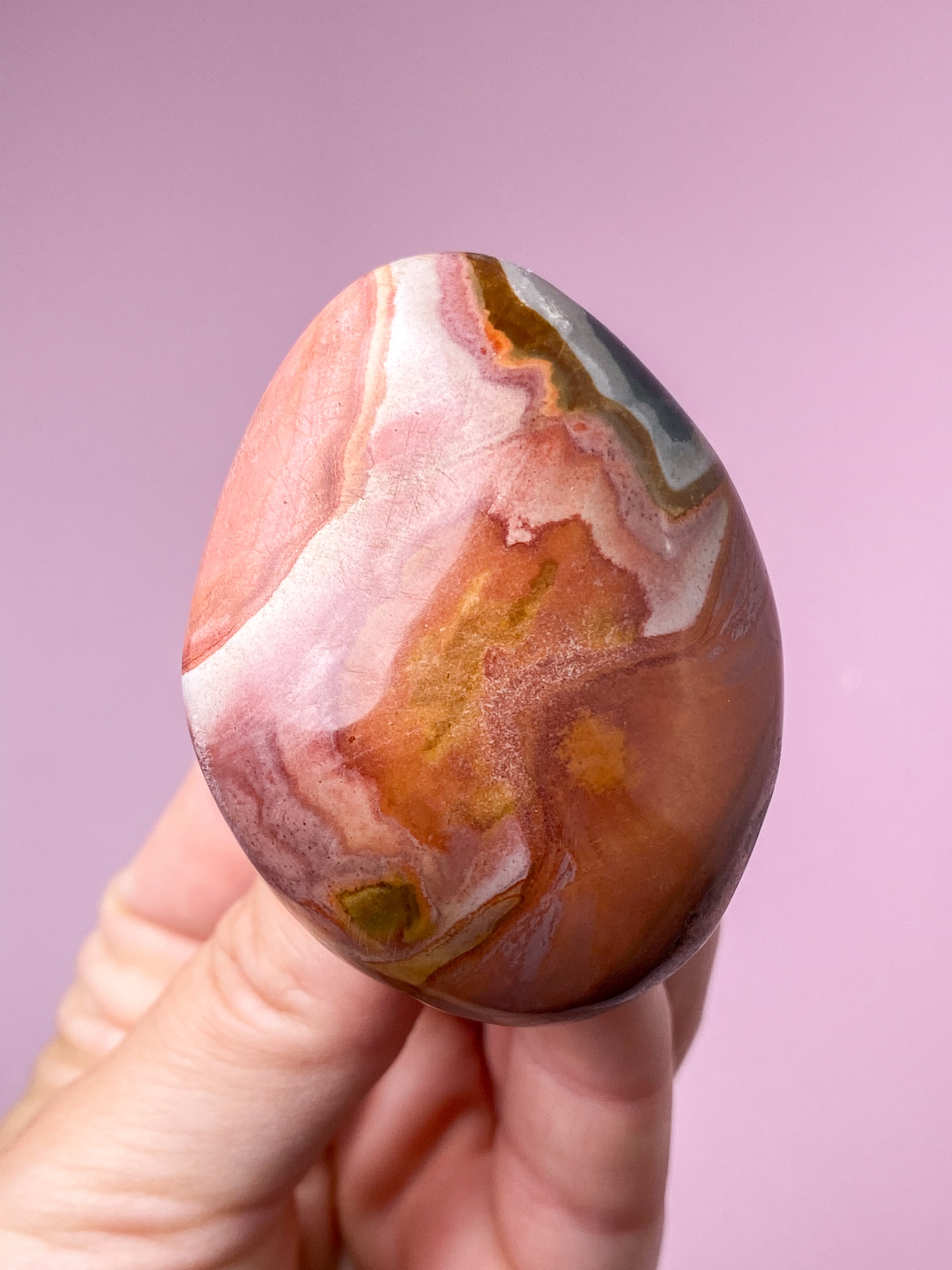 Polychrom Jasper Palm Stone (nr 12)
