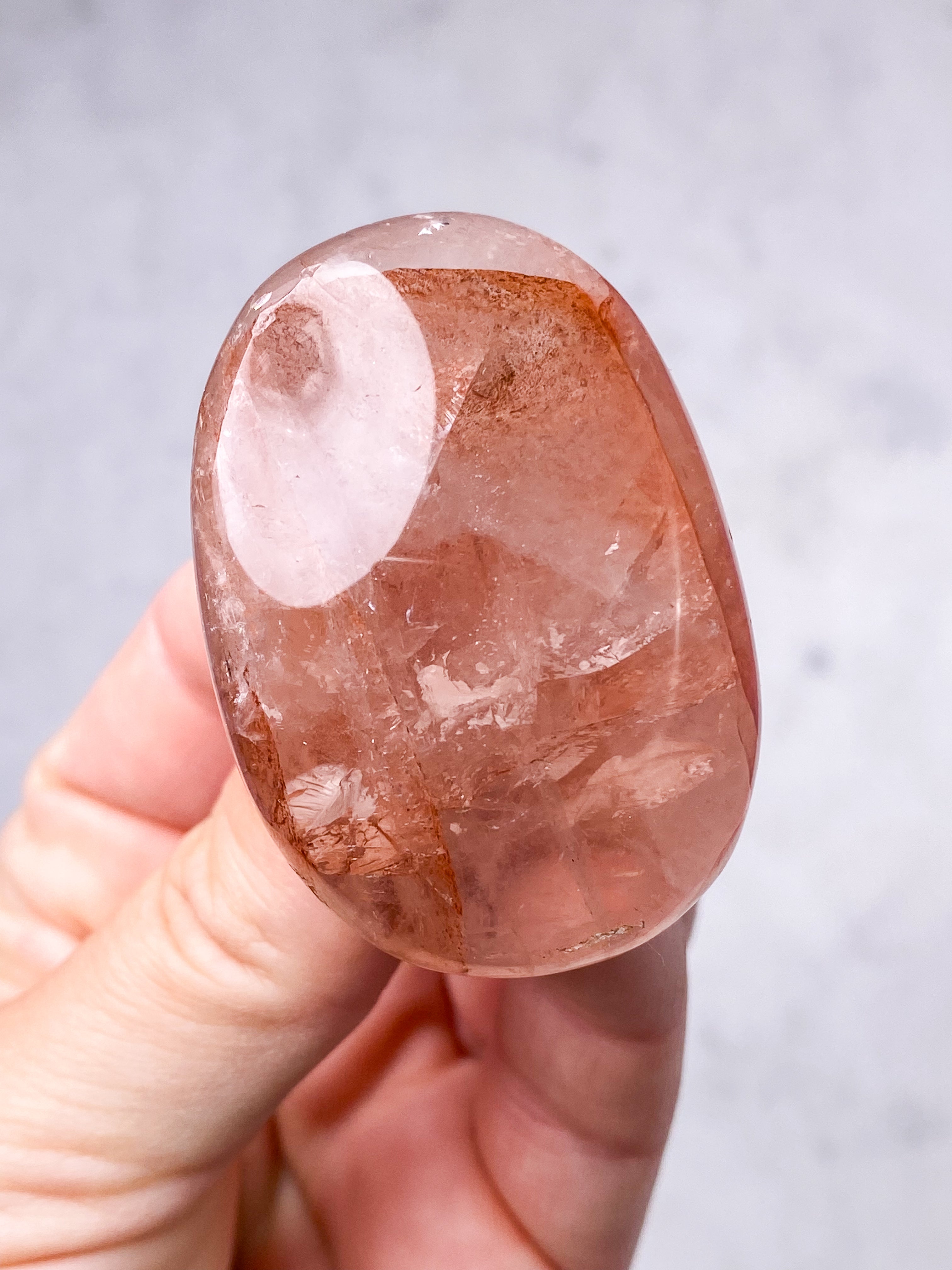 Hæmatit Kvarts Palmstone (Nr. 3)