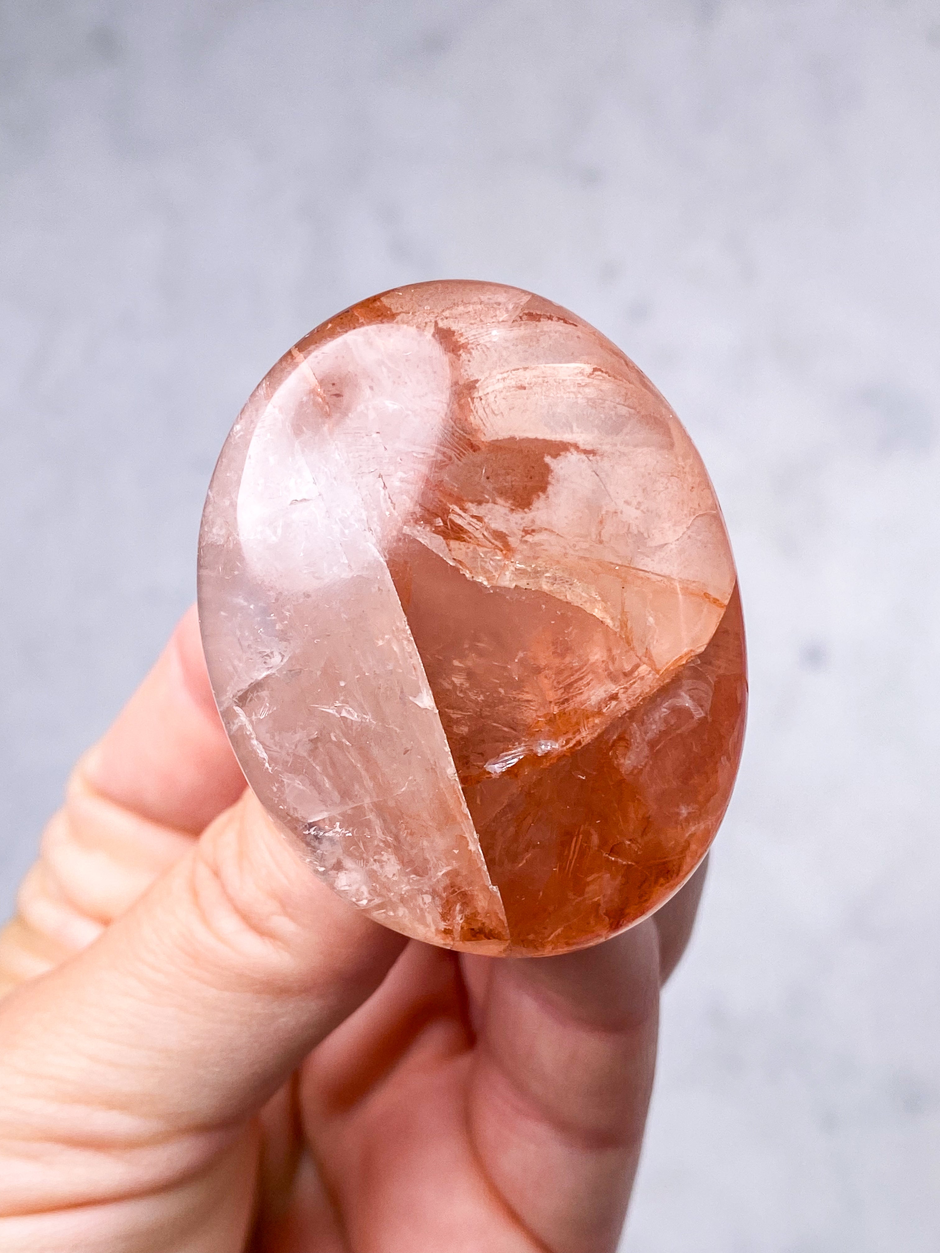 Hæmatit Kvarts Palmstone (Nr. 4)