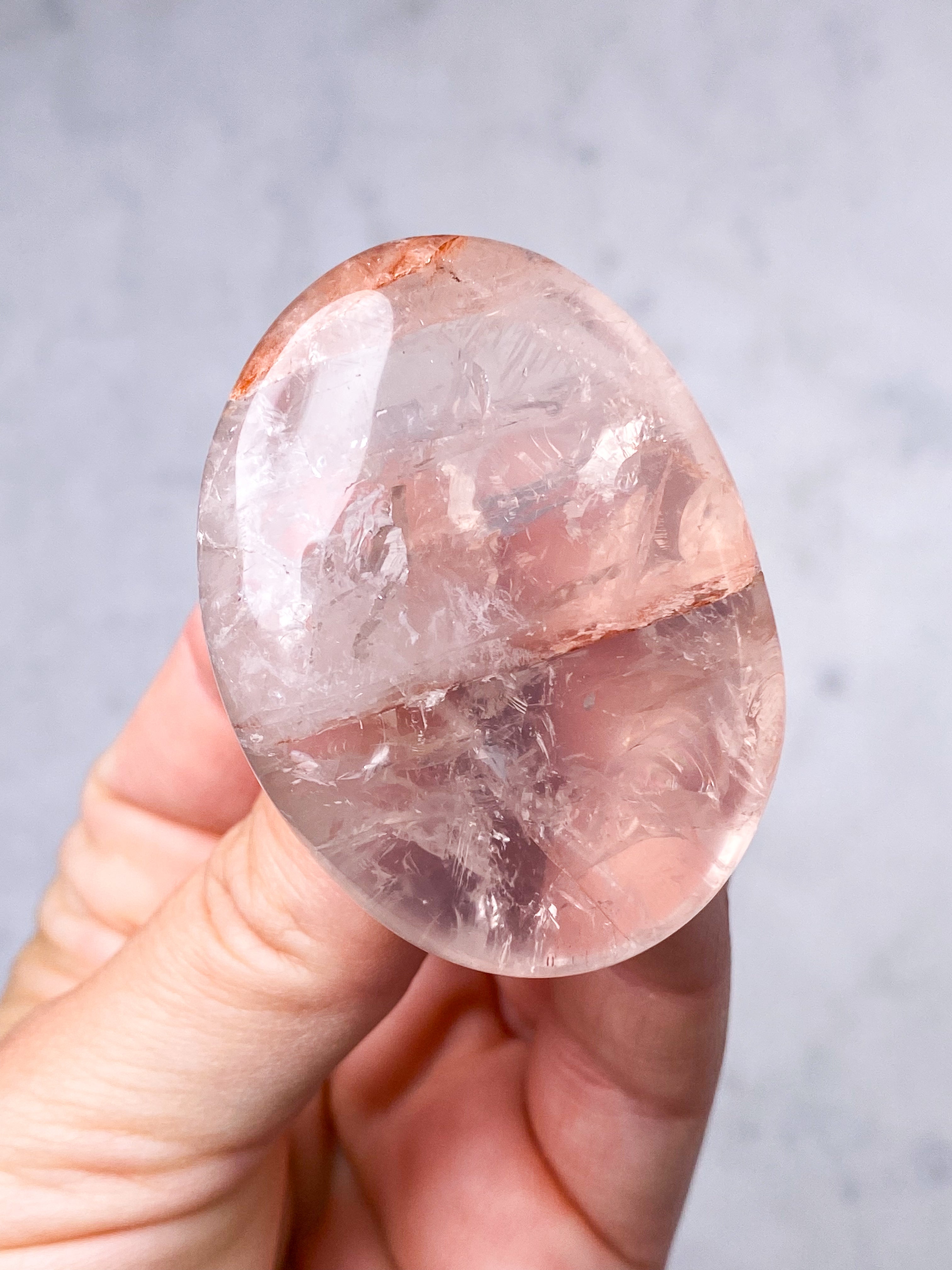 Hæmatit Kvarts Palmstone (Nr. 5)