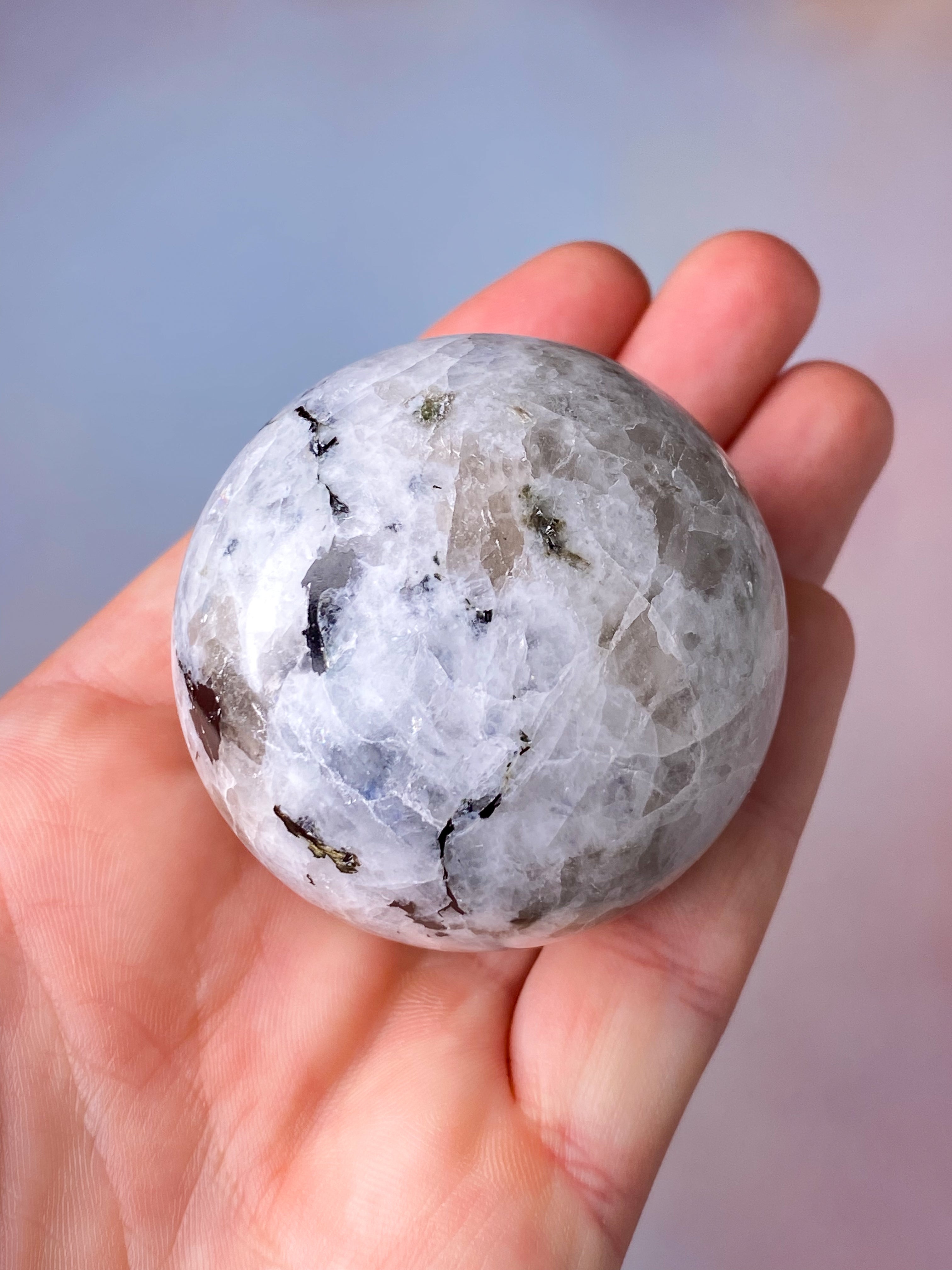 Rainbow Moonstone Palmstone