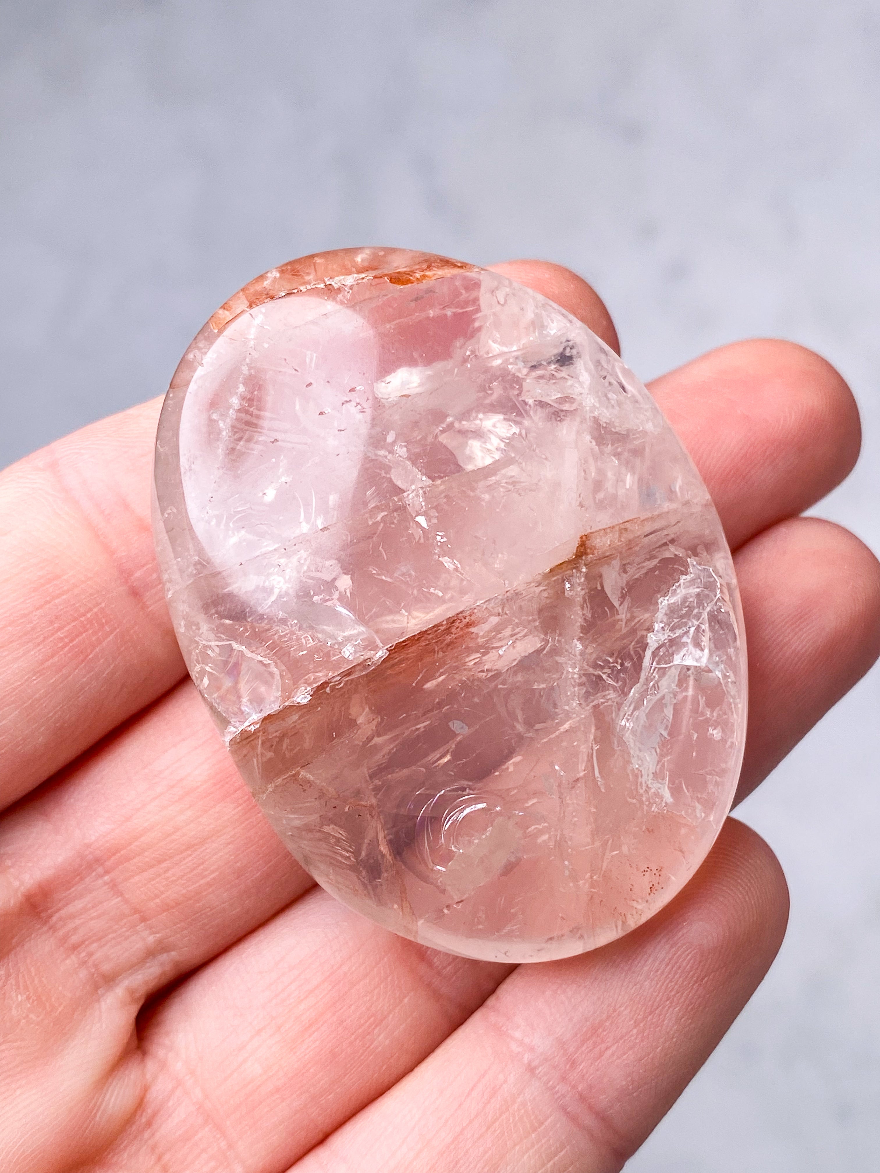 Hæmatit Kvarts Palmstone (Nr. 5)