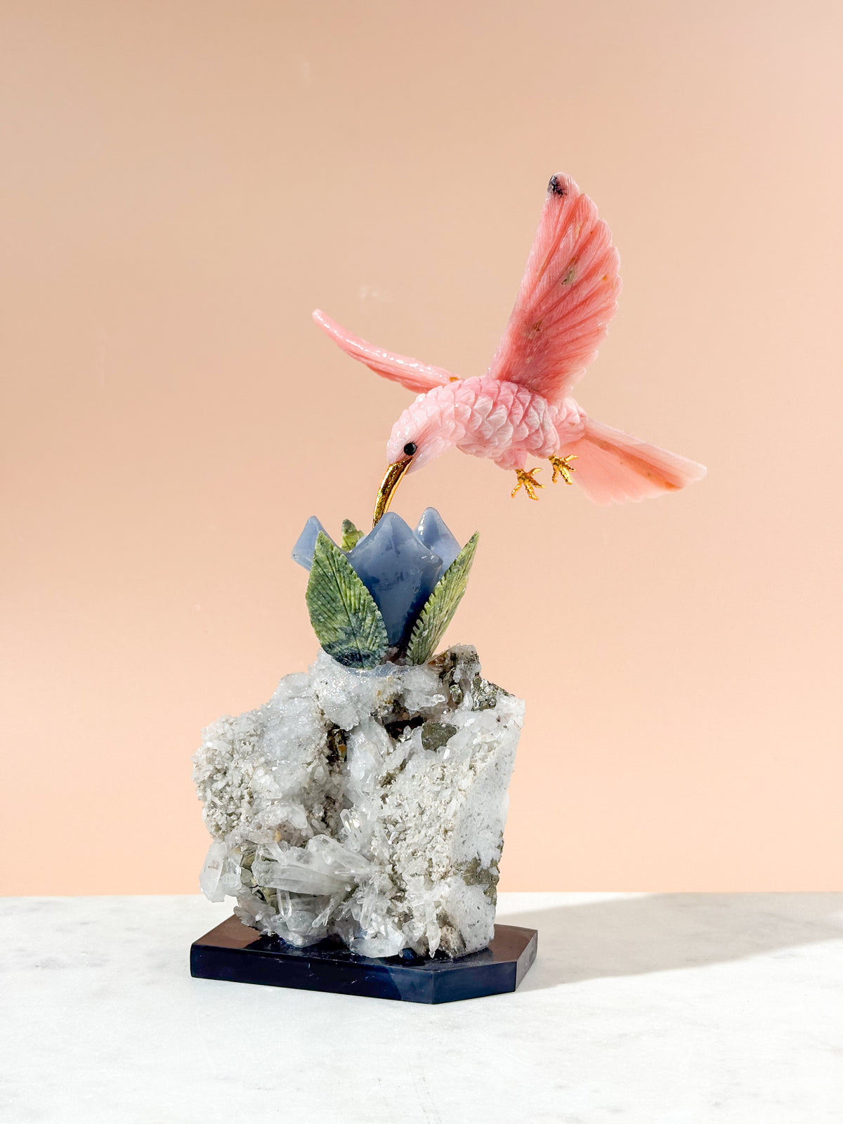Kolibri Krystal Skulptur (Nr. 1)