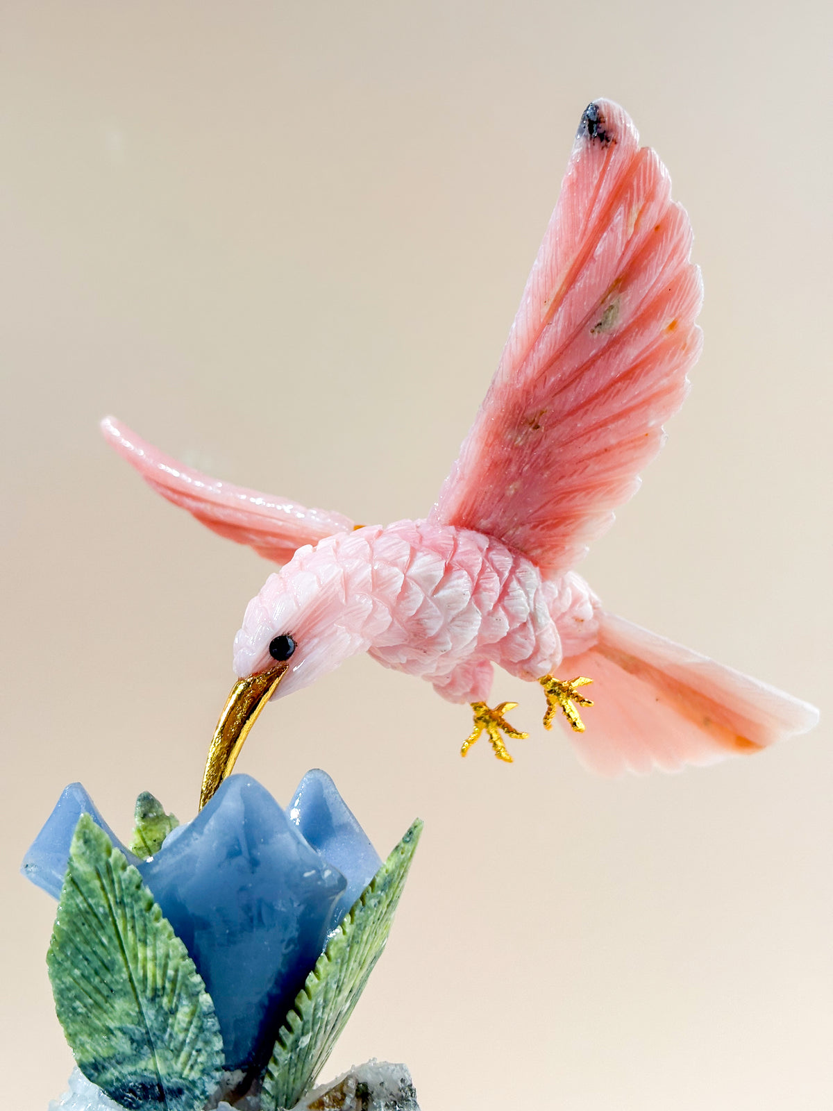Kolibri Krystal Skulptur (Nr. 1)
