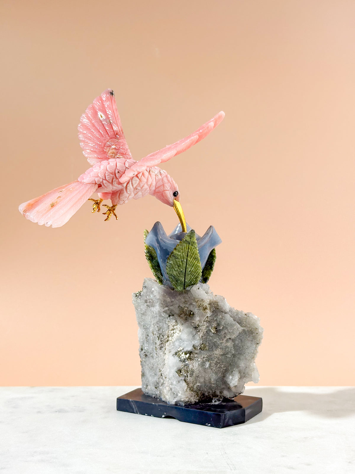 Kolibri Krystal Skulptur (Nr. 1)