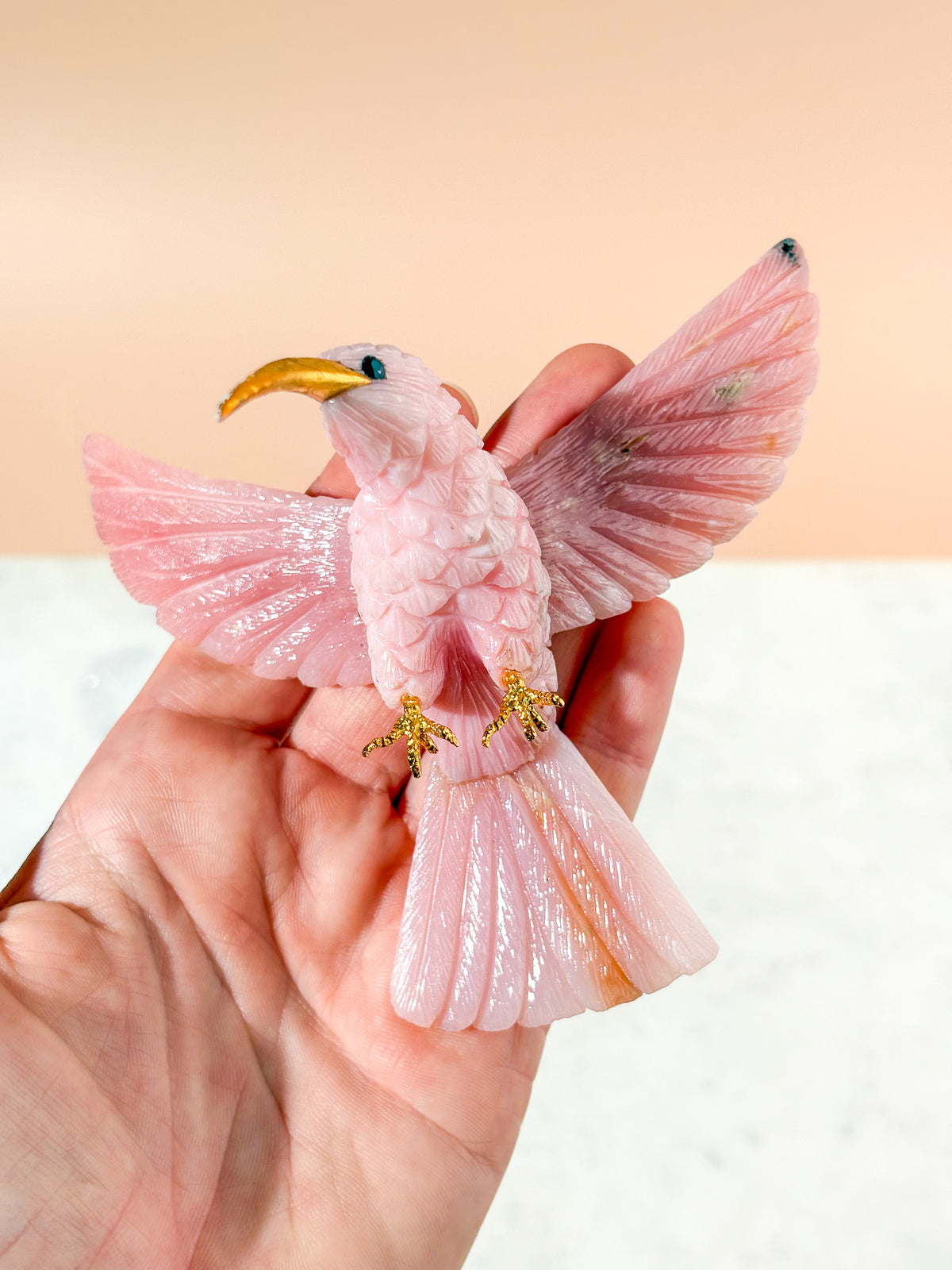 Kolibri Krystal Skulptur (Nr. 1)