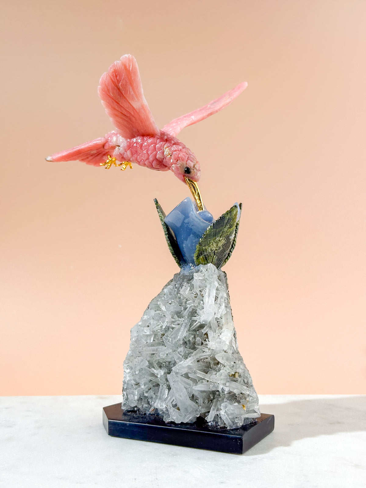 Kolibri Krystal Skulptur (Nr. 2)