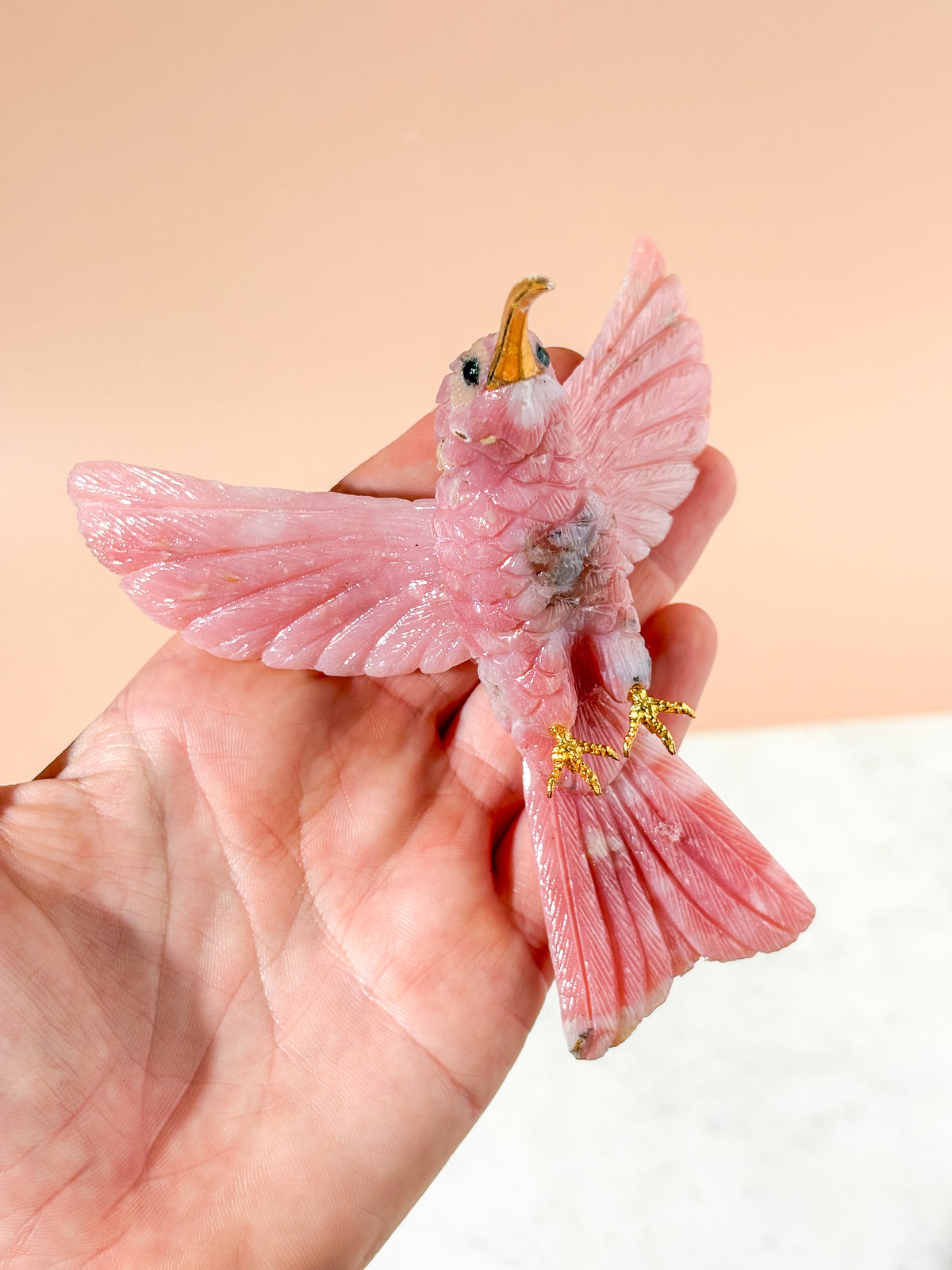 Kolibri Krystal Skulptur (Nr. 2)