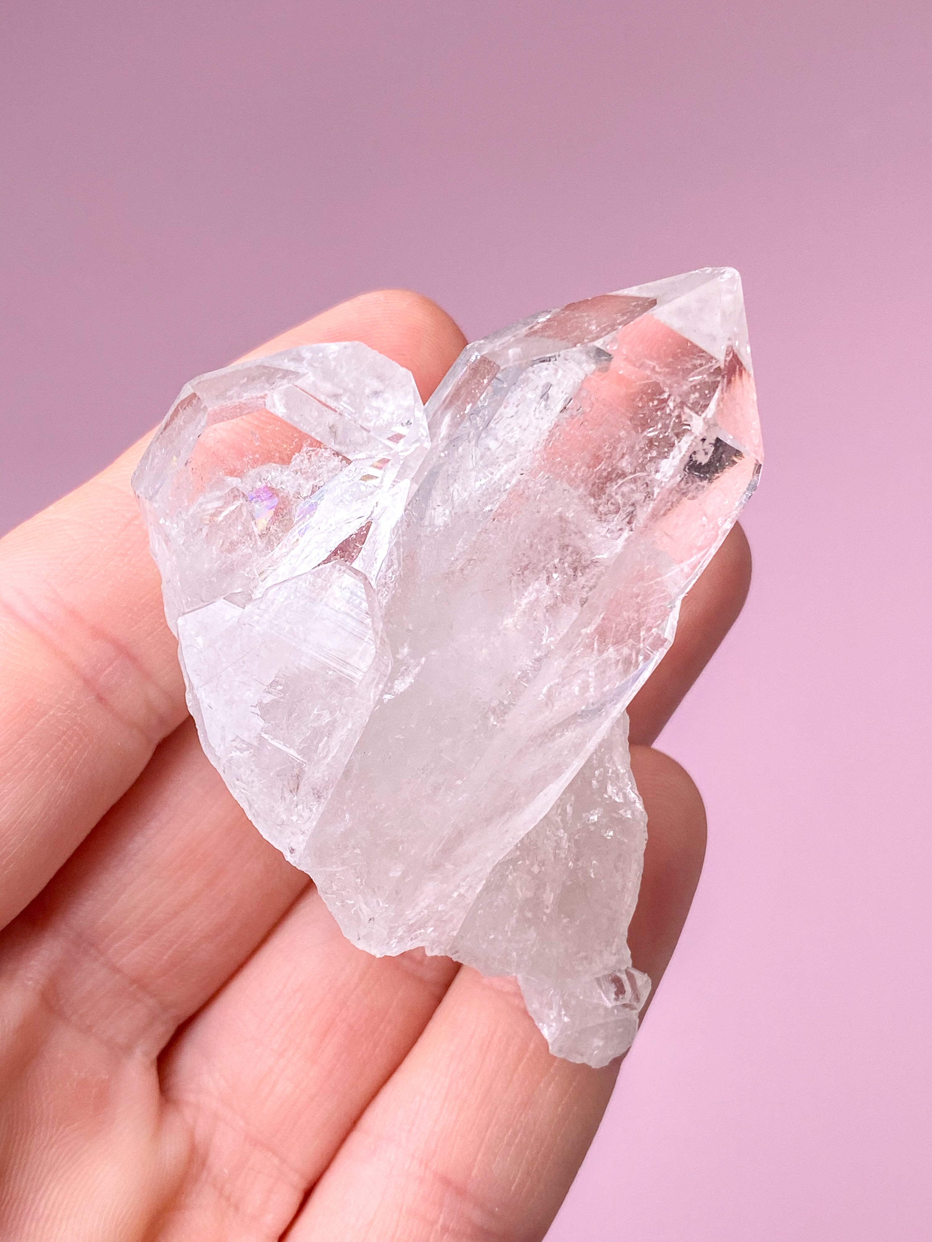 Mountain Crystal Cluster (nr X) Exklusiv kvalitet