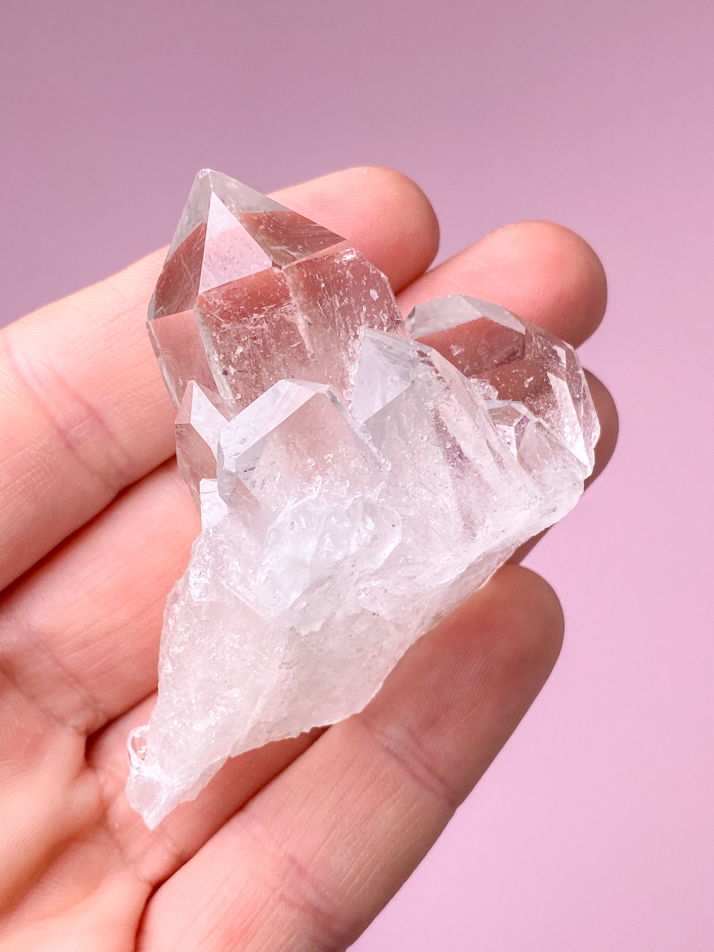 Mountain Crystal Cluster (nr X) Exklusiv kvalitet