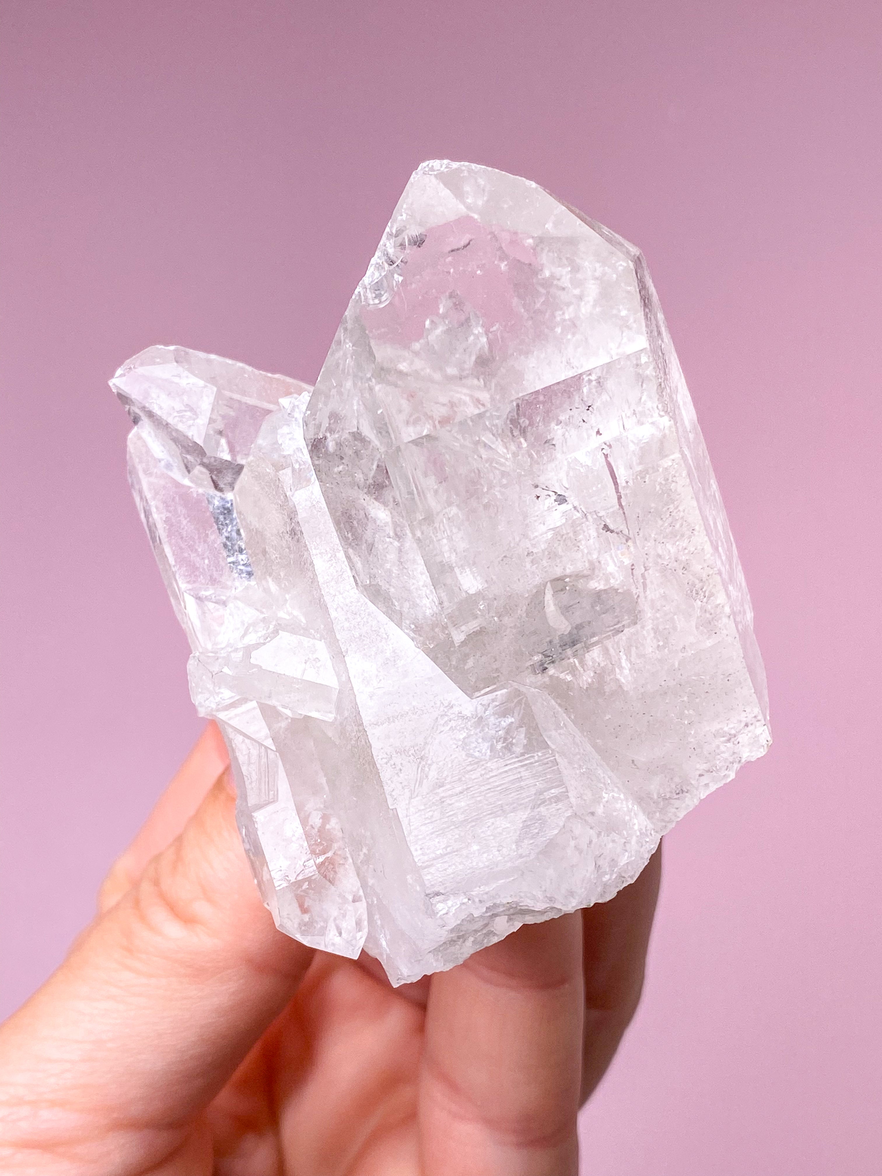 Mountain Crystal Cluster (nr X) Exklusiv kvalitet