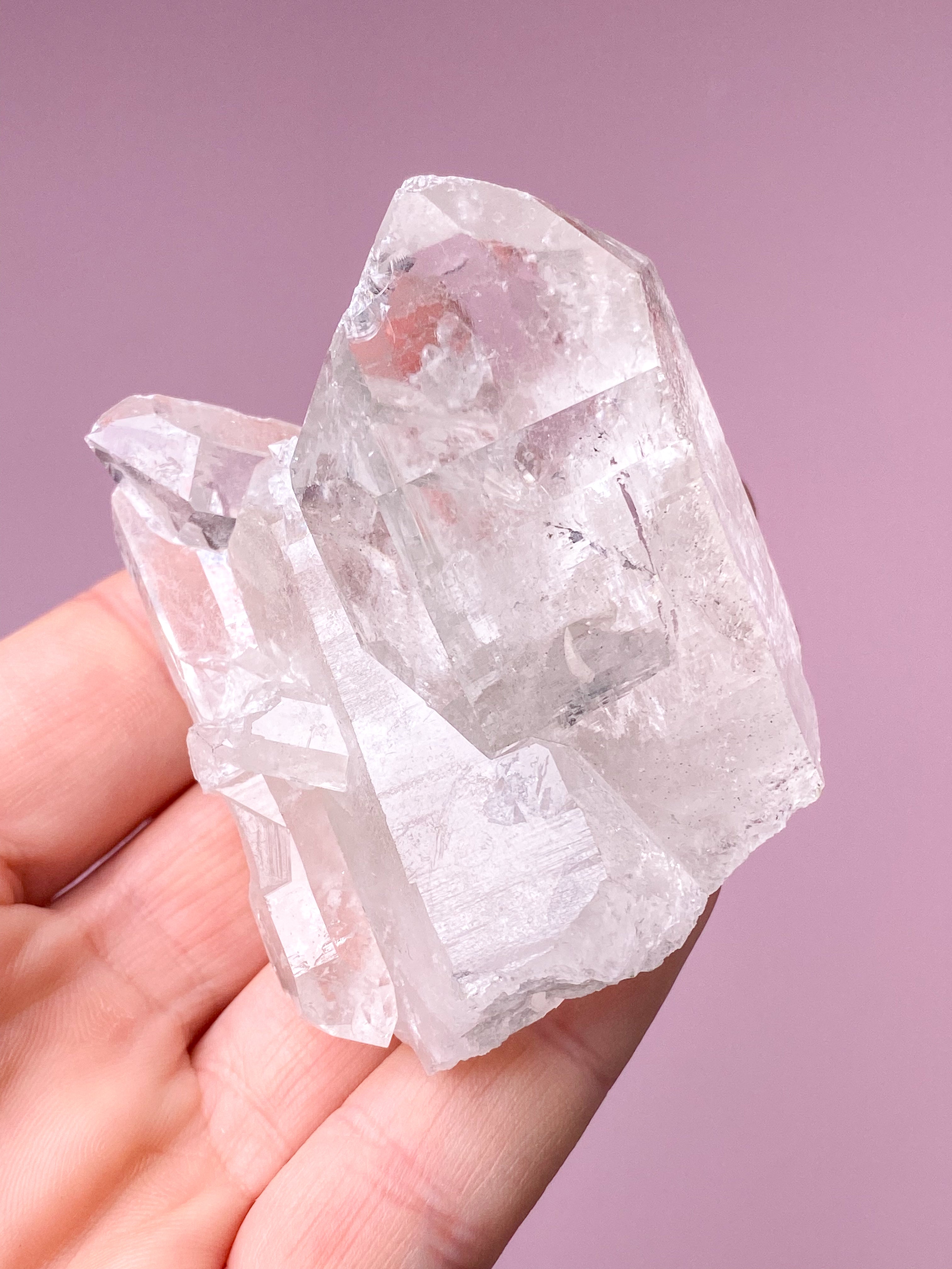 Mountain Crystal Cluster (nr X) Exklusiv kvalitet