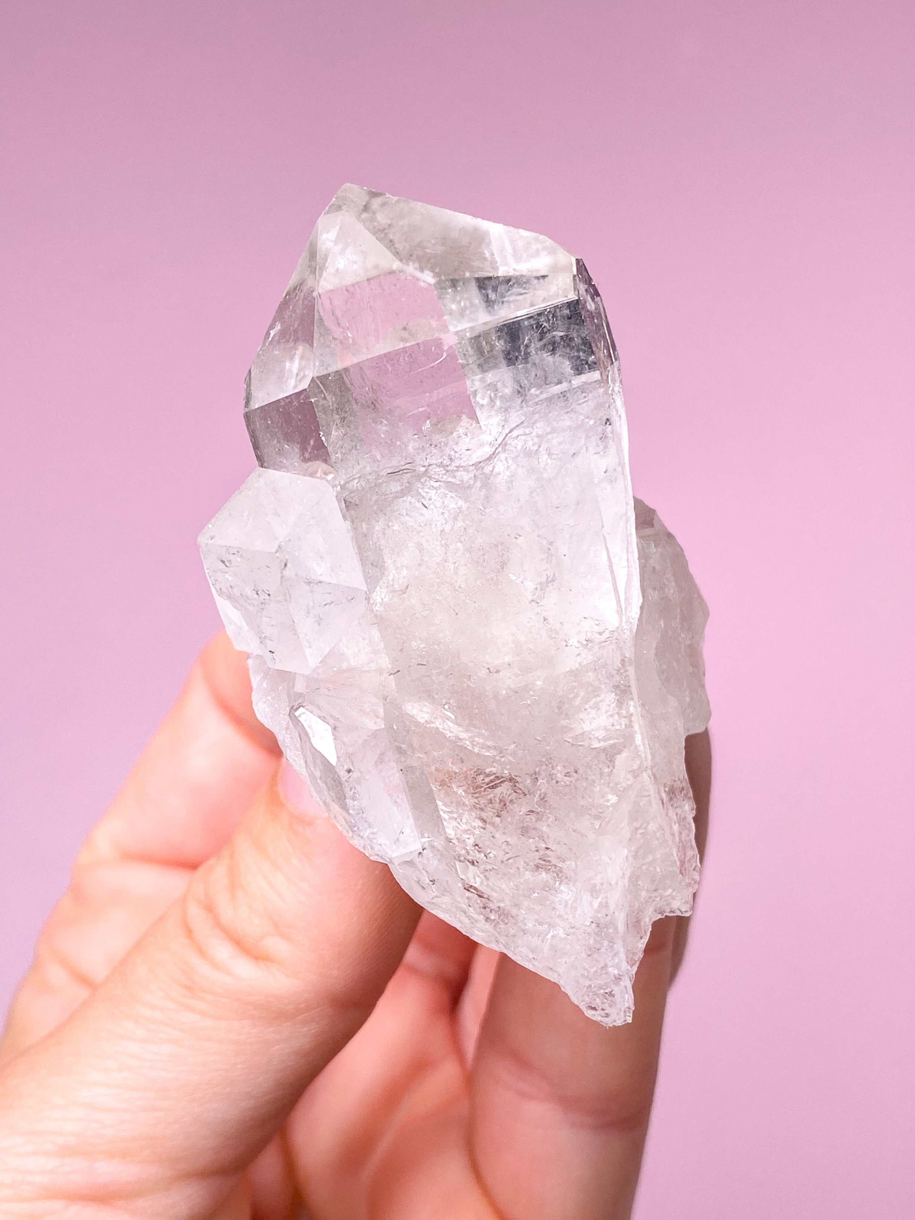 Mountain Crystal Cluster (nr X) Exklusiv kvalitet
