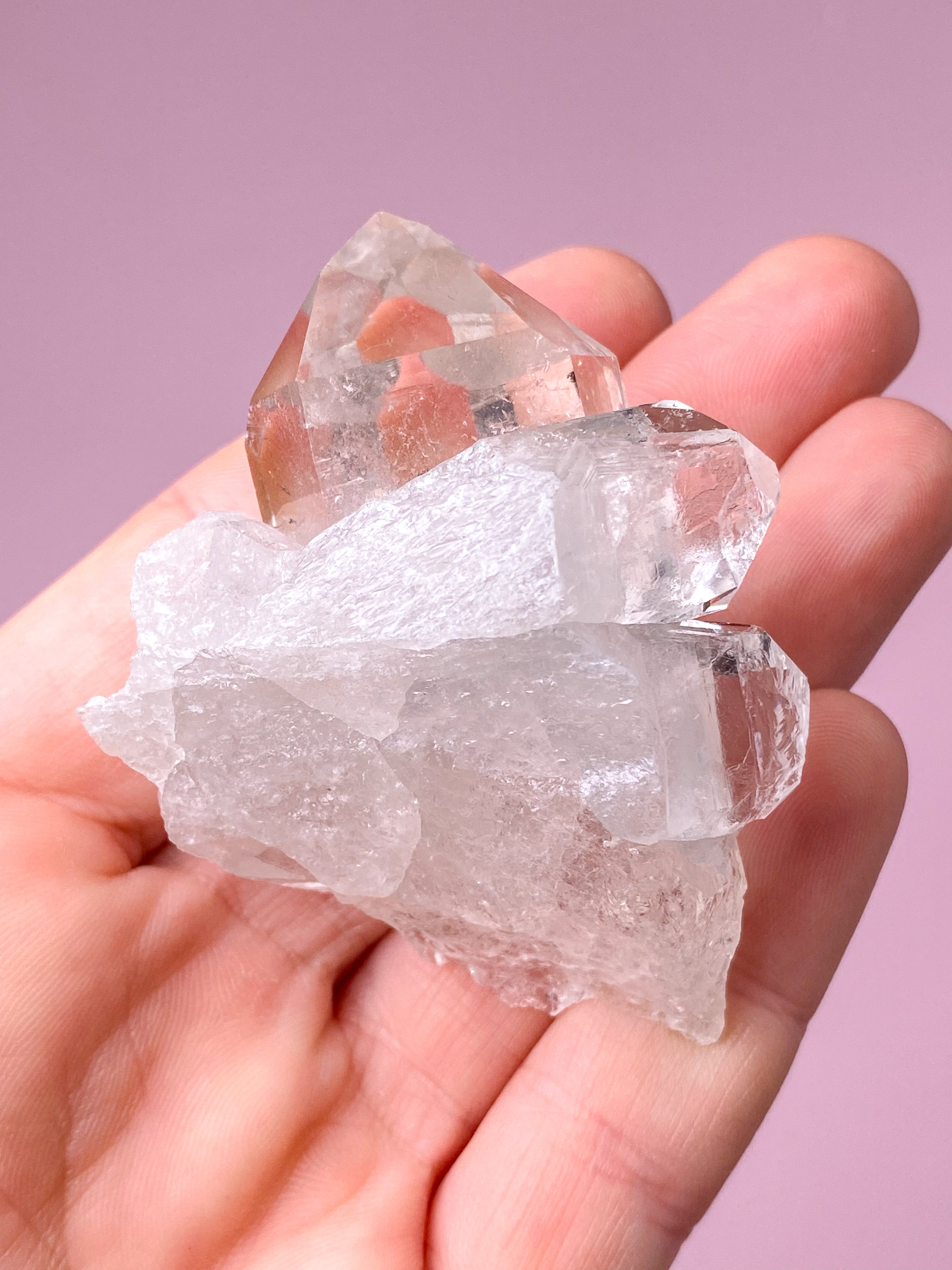 Mountain Crystal Cluster (nr X) Exklusiv kvalitet