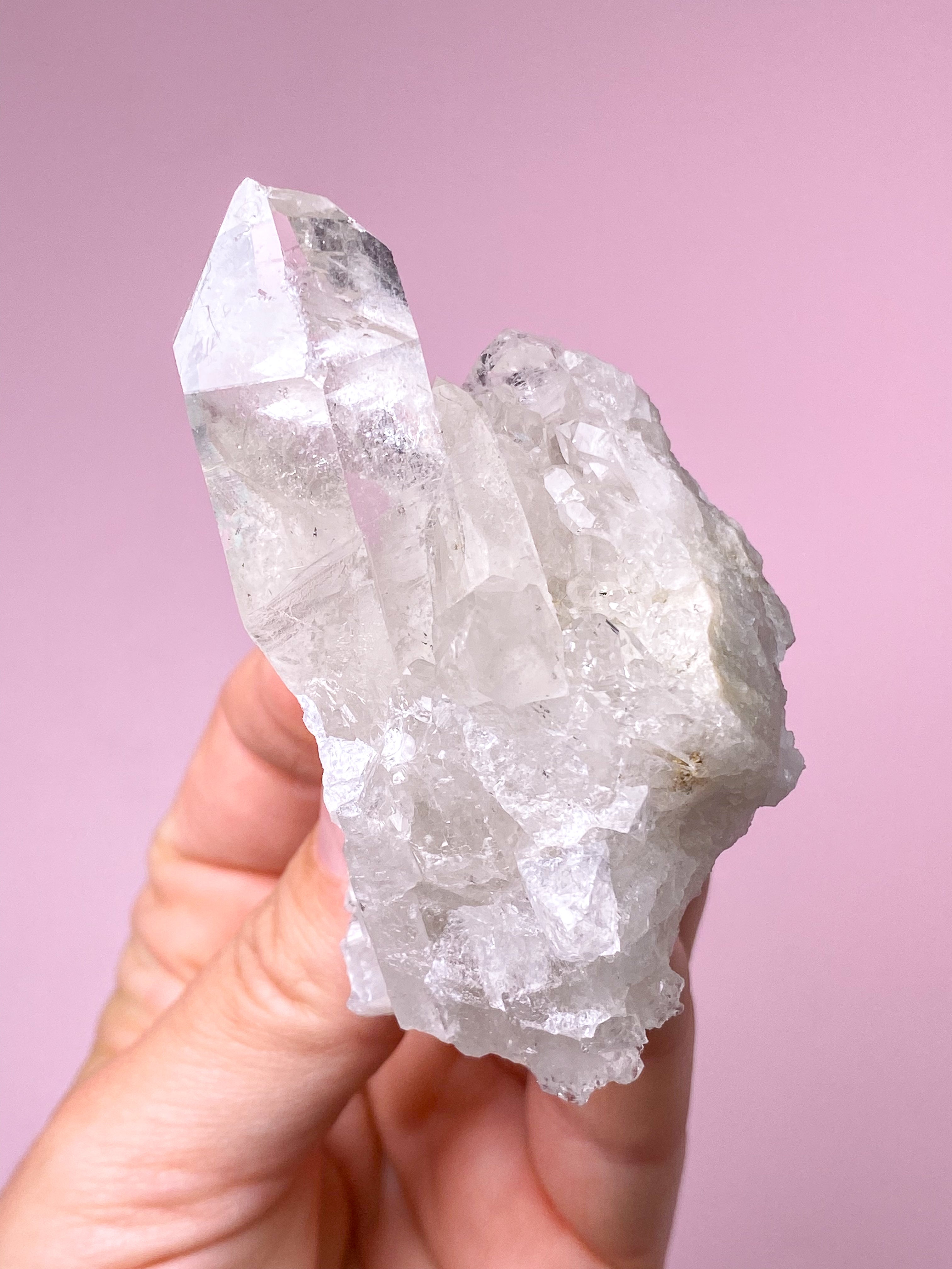Mountain Crystal Cluster (nr X) Exklusiv kvalitet