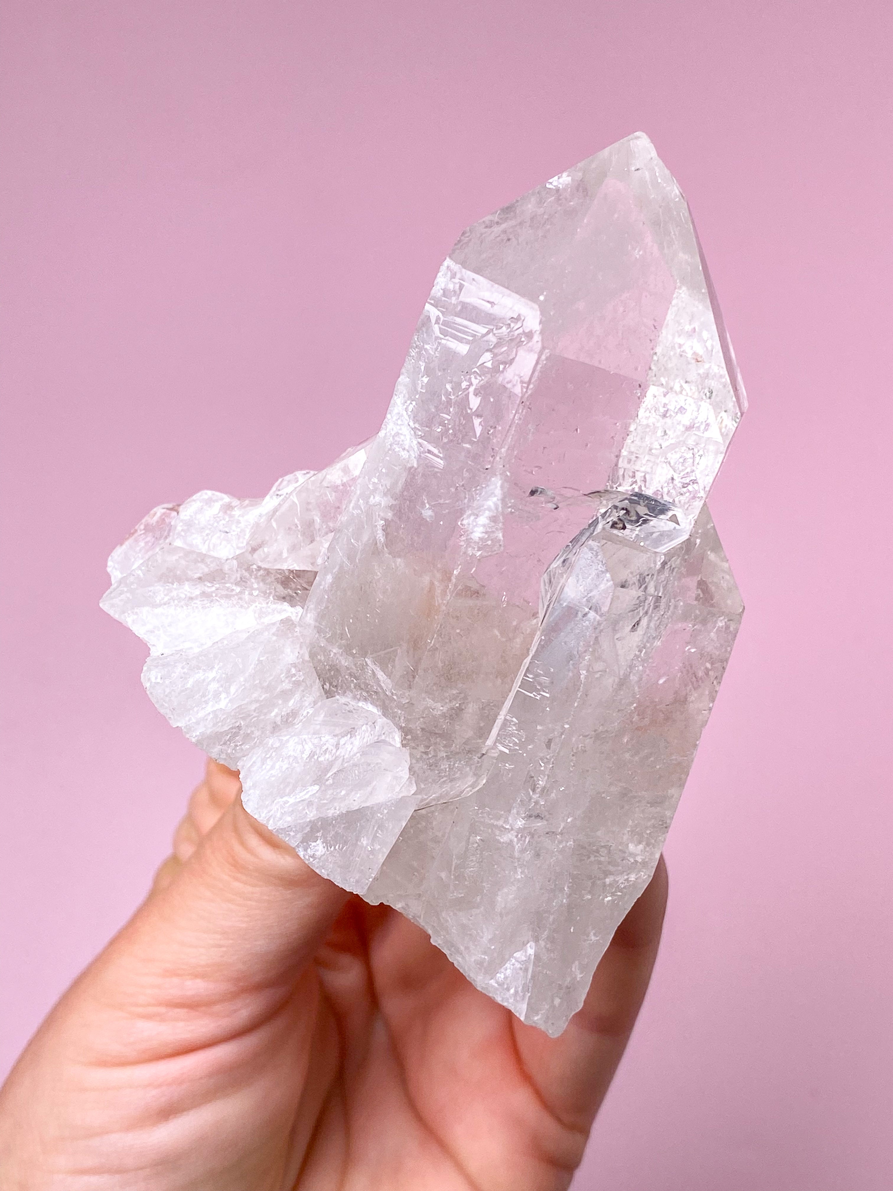 Mountain Crystal Cluster (nr X) Exklusiv kvalitet