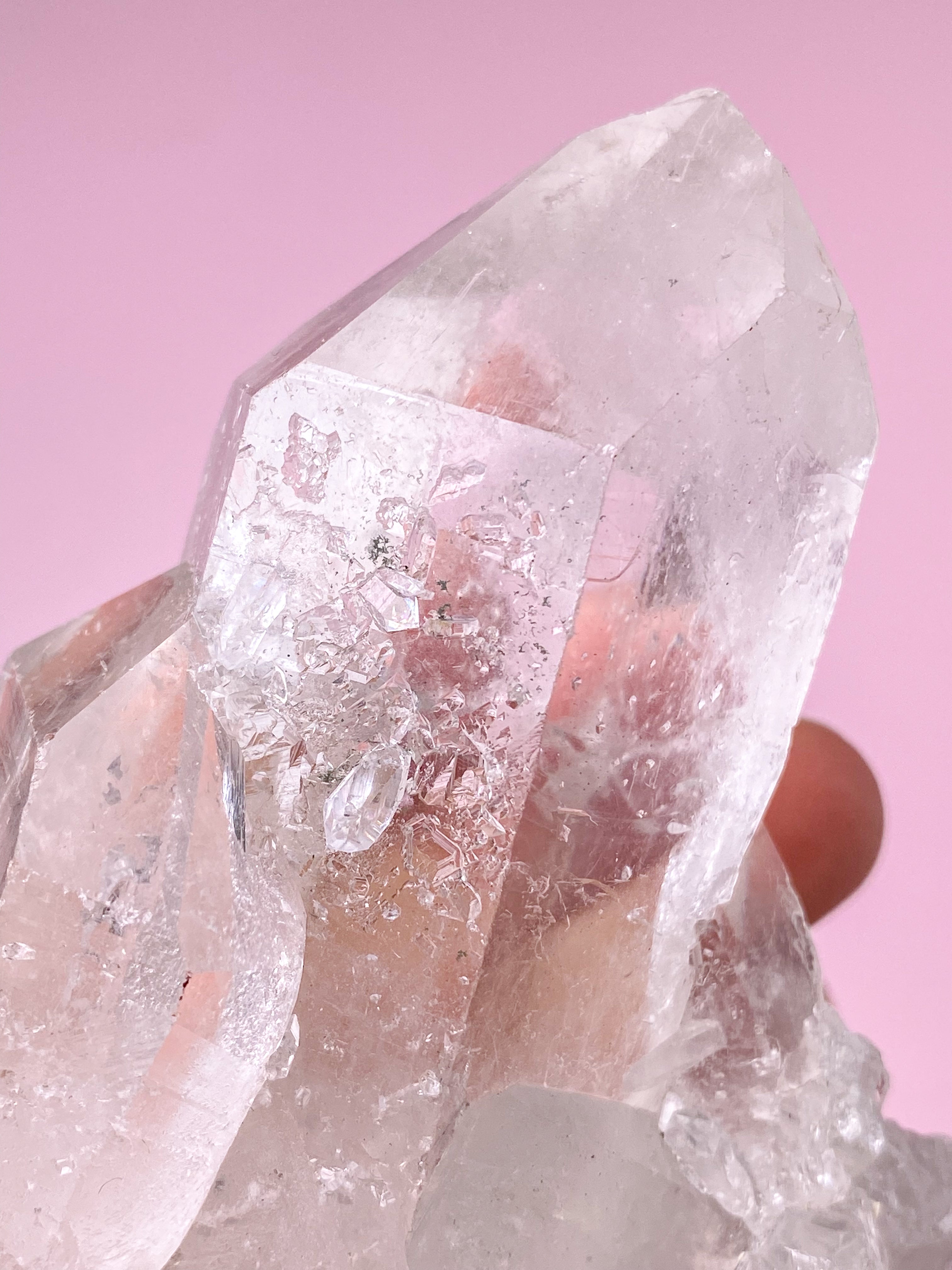 Mountain Crystal Cluster (nr X) Exklusiv kvalitet