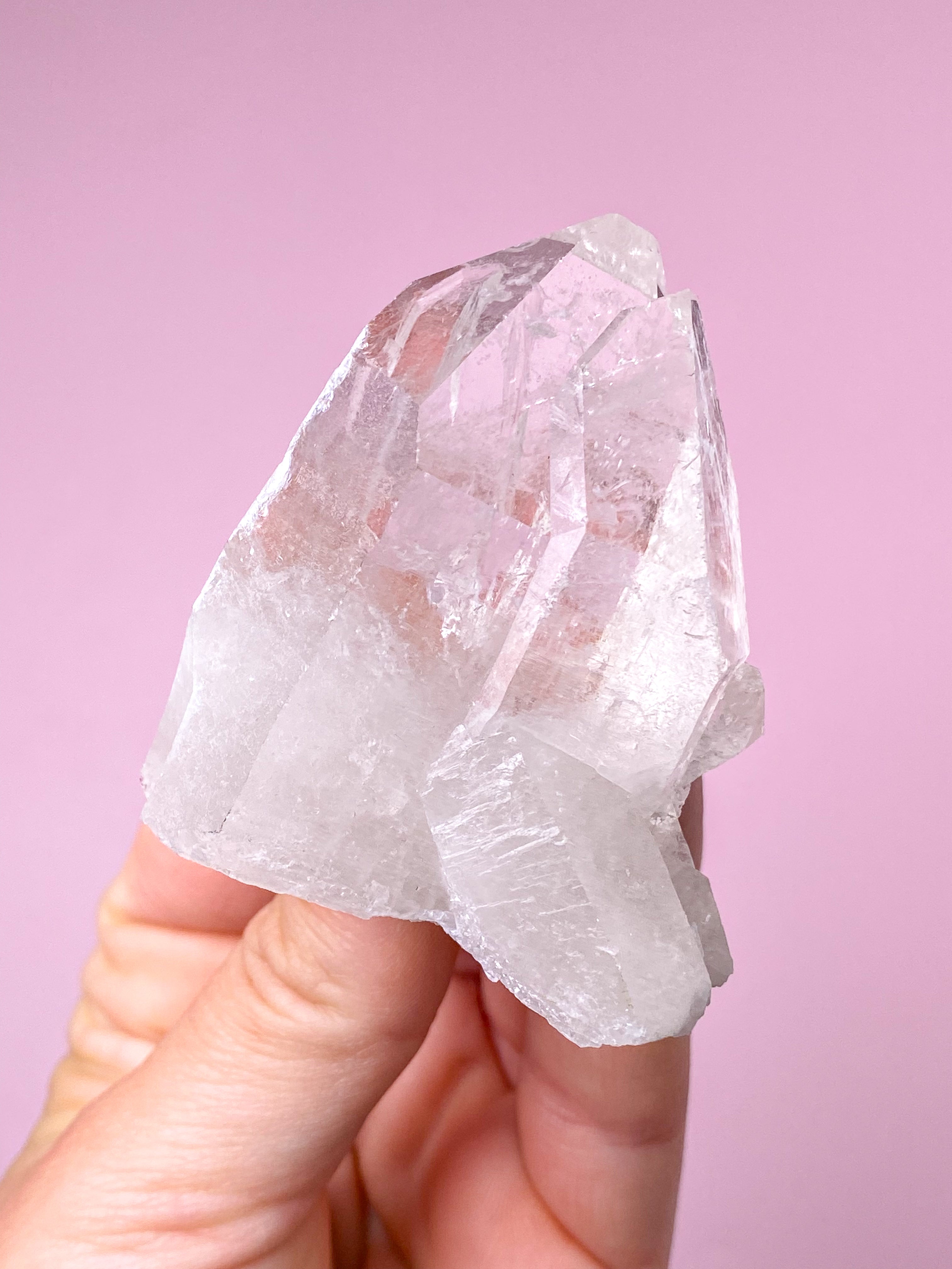 Mountain Crystal Cluster (nr X) Exklusiv kvalitet
