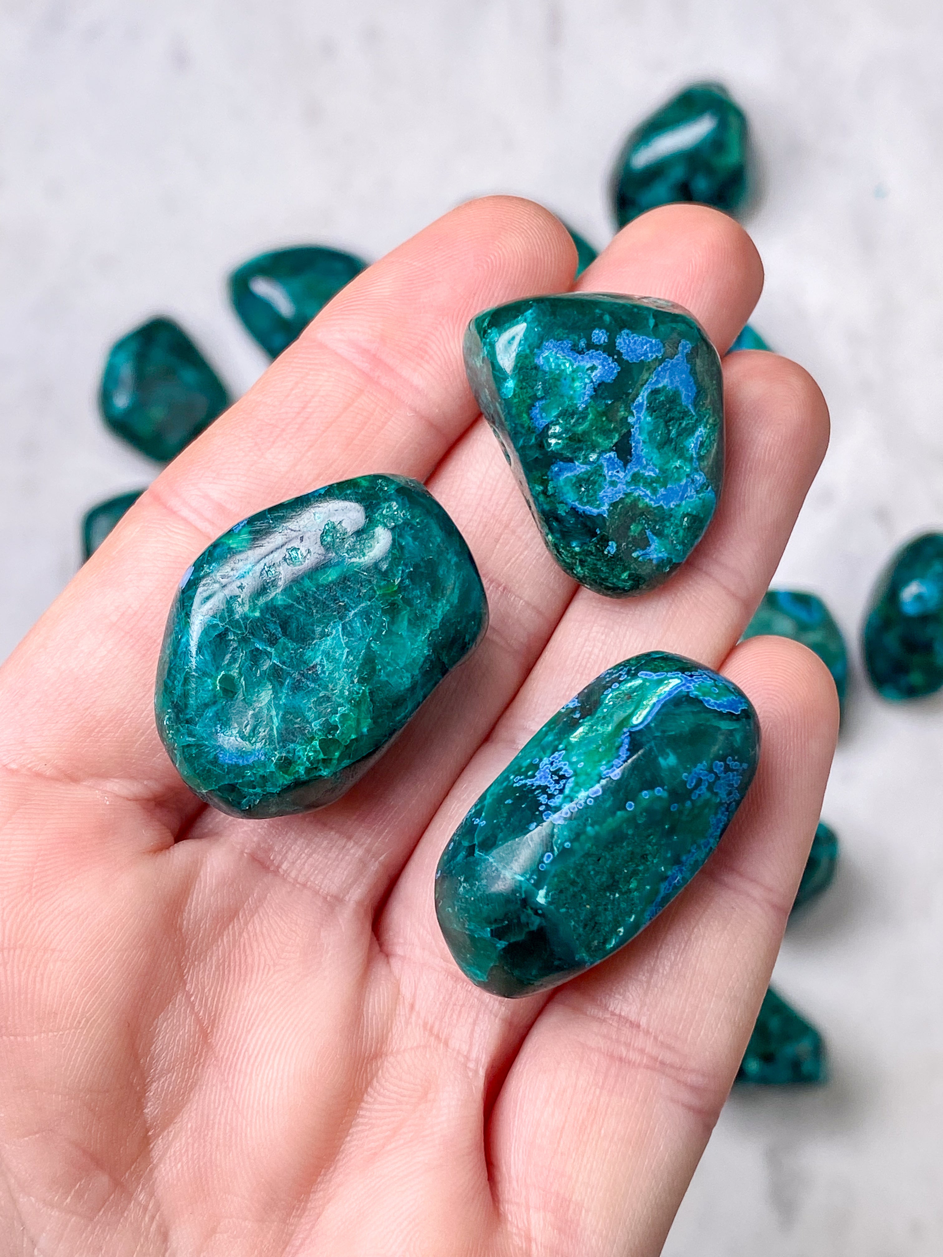 Orange kalcitpumpa med band